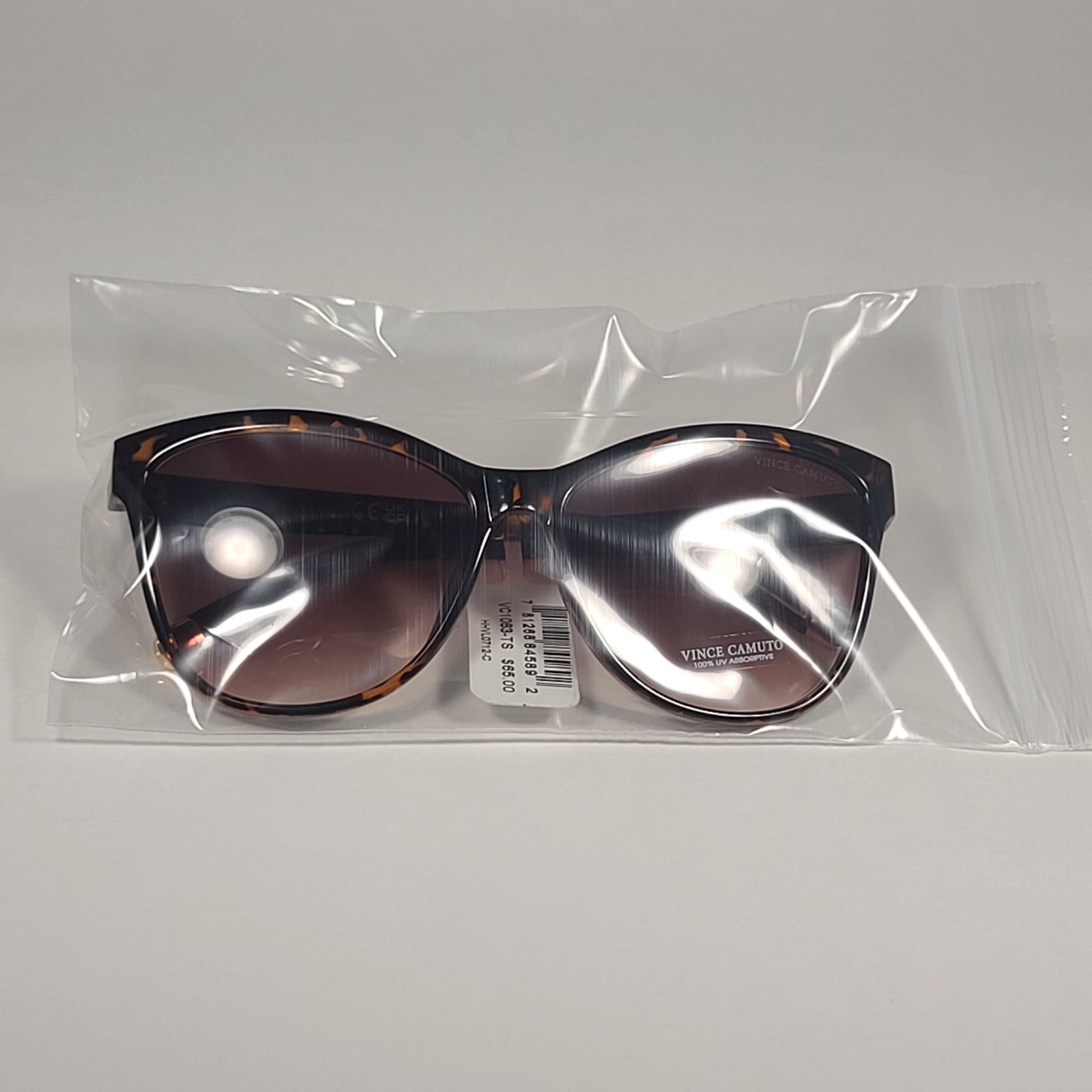 Vince Camuto VC1063 TS Cat Eye Sunglasses Brown Tortoise Frame Brown Gradient Lens - Sunglasses