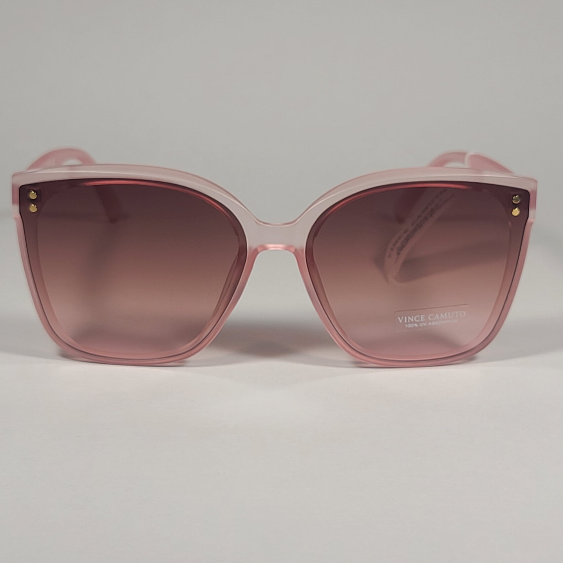 Vince Camuto VC1020 RS Oversize Cat Eye Sunglasses Pink Rose Brown Gradient Lens - Sunglasses