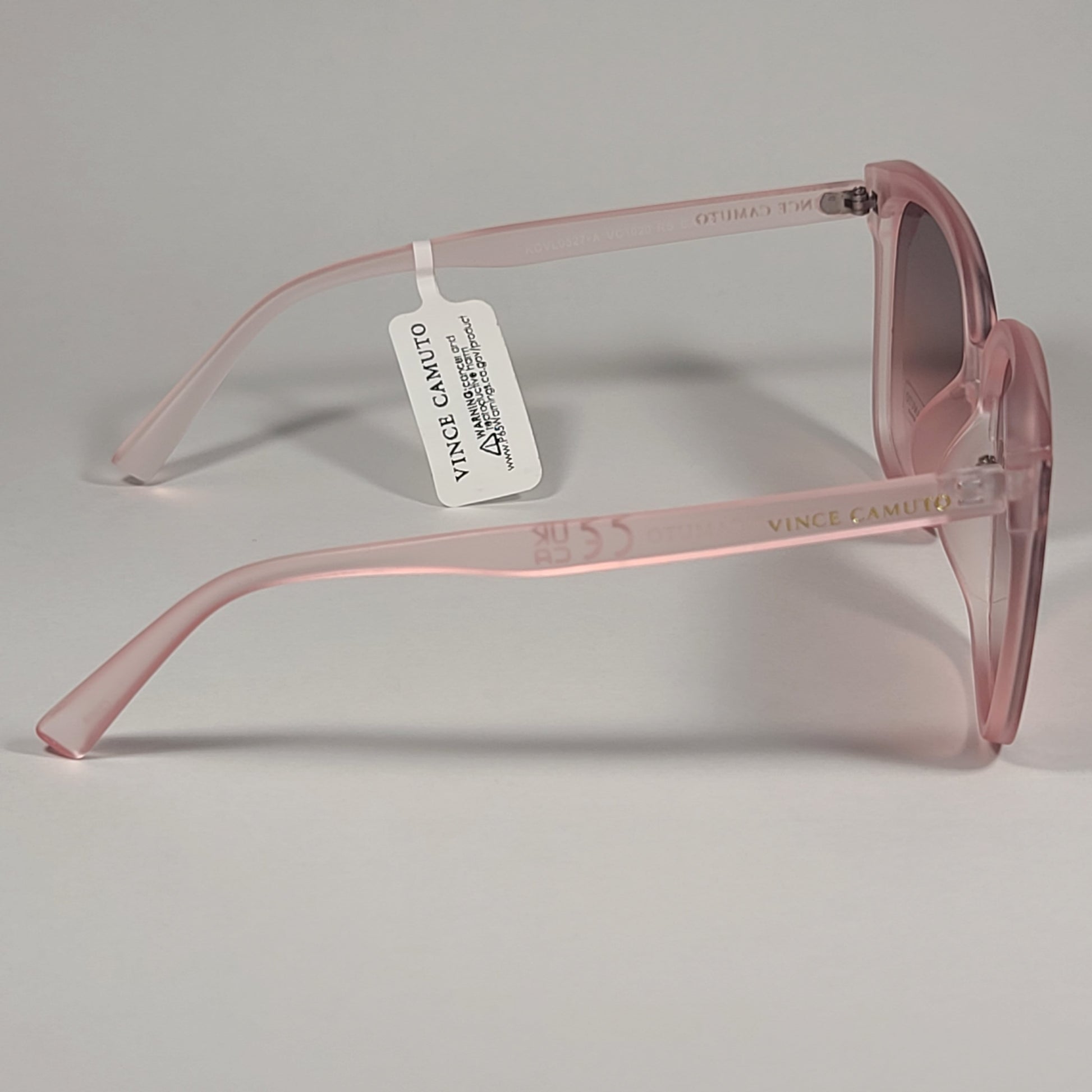 Vince Camuto VC1020 RS Oversize Cat Eye Sunglasses Pink Rose Brown Gradient Lens - Sunglasses