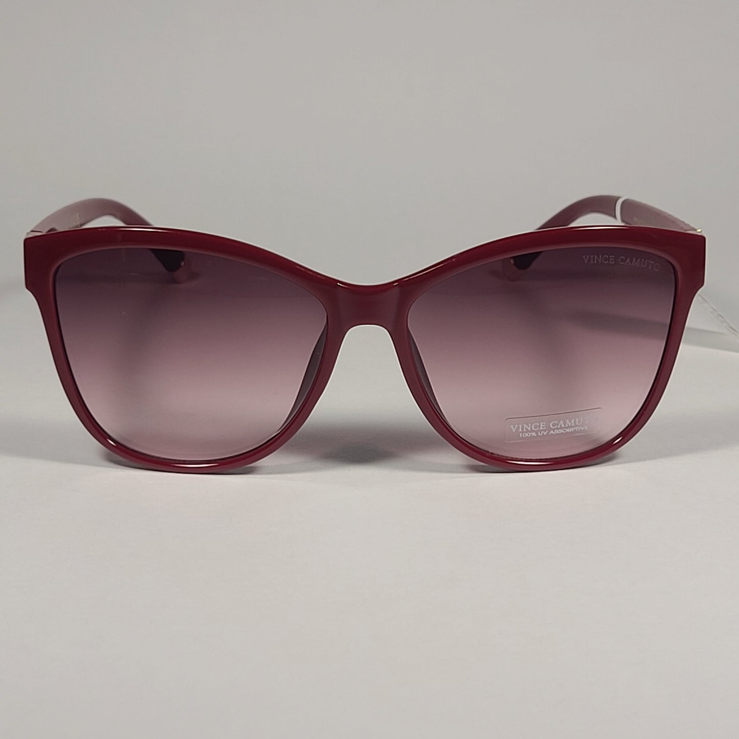 Vince Camuto VC1063 RD Cat Eye Sunglasses Red Frame Pink Gradient Lens - Sunglasses