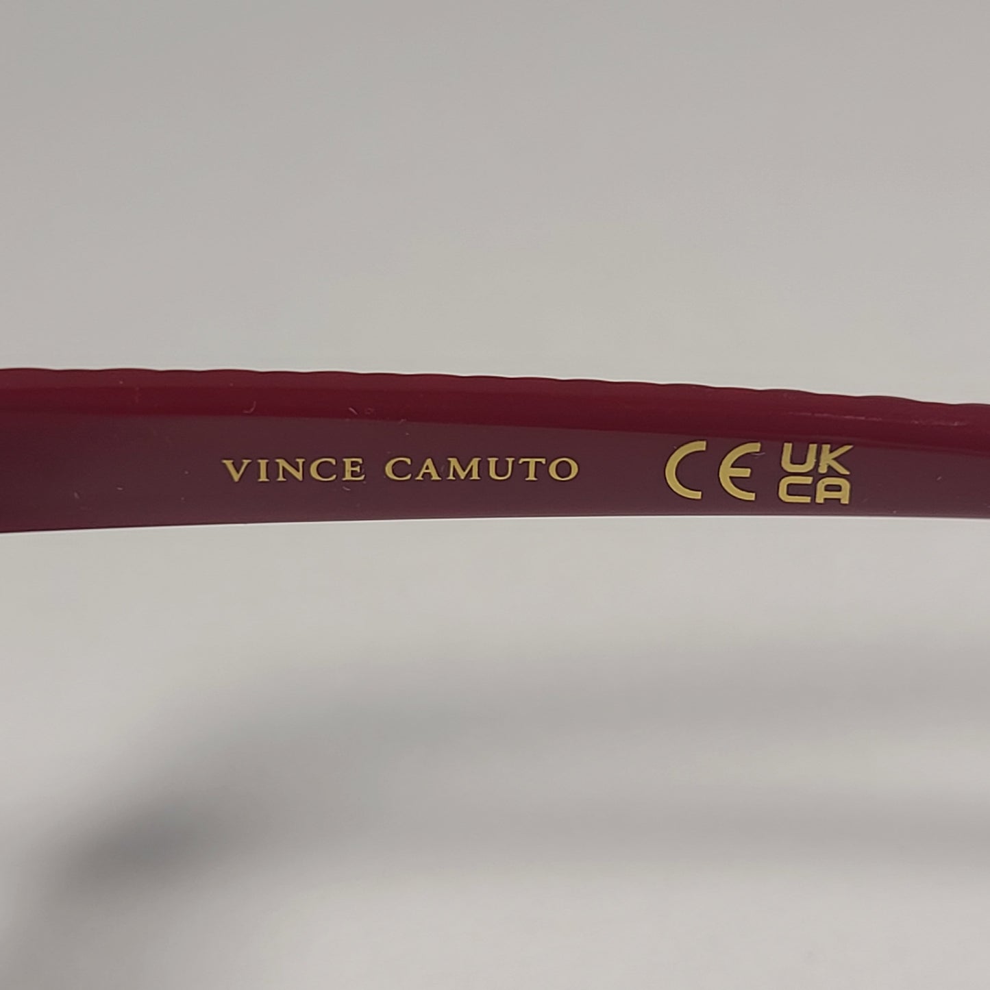 Vince Camuto VC1063 RD Cat Eye Sunglasses Red Frame Pink Gradient Lens - Sunglasses