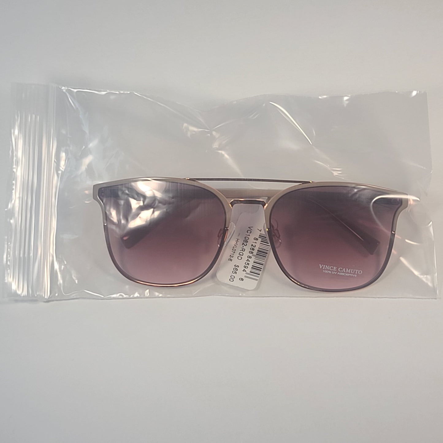 Vince Camuto VC1082 RSG Cat Eye Sunglasses Rose Gold Nude Brown Gradient Lens - Sunglasses