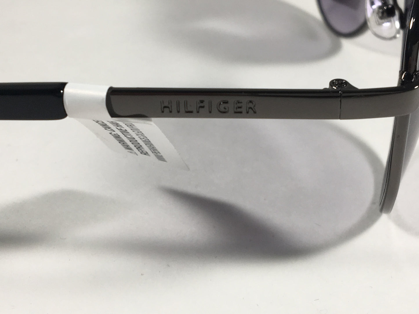 Tommy Hilfiger Lindsay Aviator Sunglasses Gunmetal Gray and Black Frame Gray Smoke Gradient Lens LINDSAY WM OL275 - Sunglasses