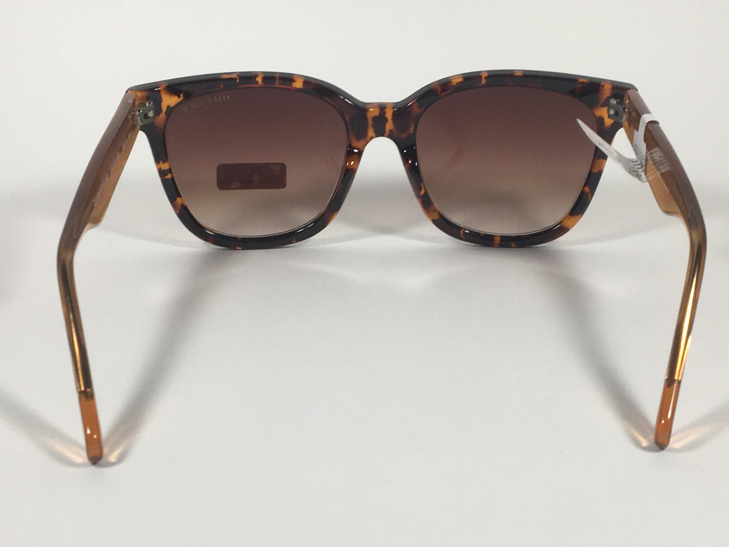 Tommy Hilfiger Clara Square Sunglasses Brown Tortoise Brown Gradient Lens CLARA WP OL363 - Sunglasses