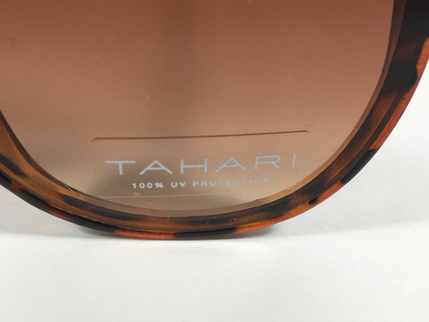 Tahari Rounded Aviator Sunglasses Brown Tortoise And Gold Frame Brown Gradient Lens TH734 TSGLD - Sunglasses