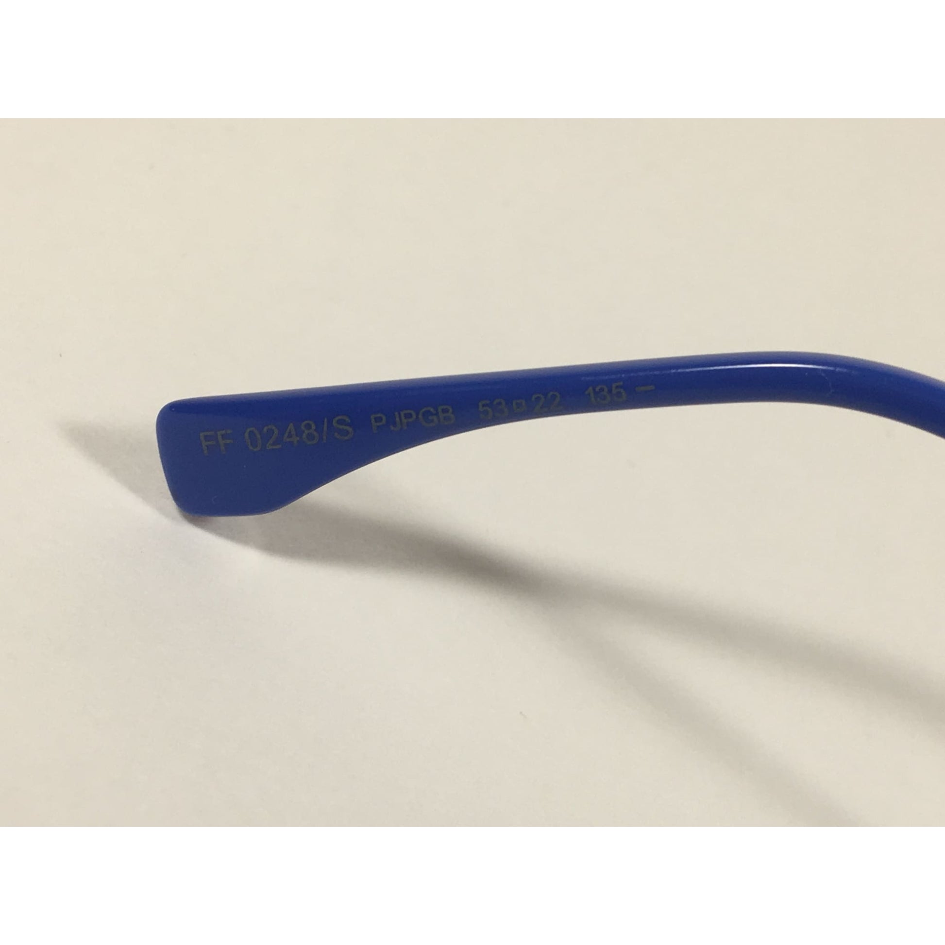 Fendi Round Sunglasses Blue Green Metal Frame Gray Smoke Lens FF0248/S PJP BLUE - Sunglasses