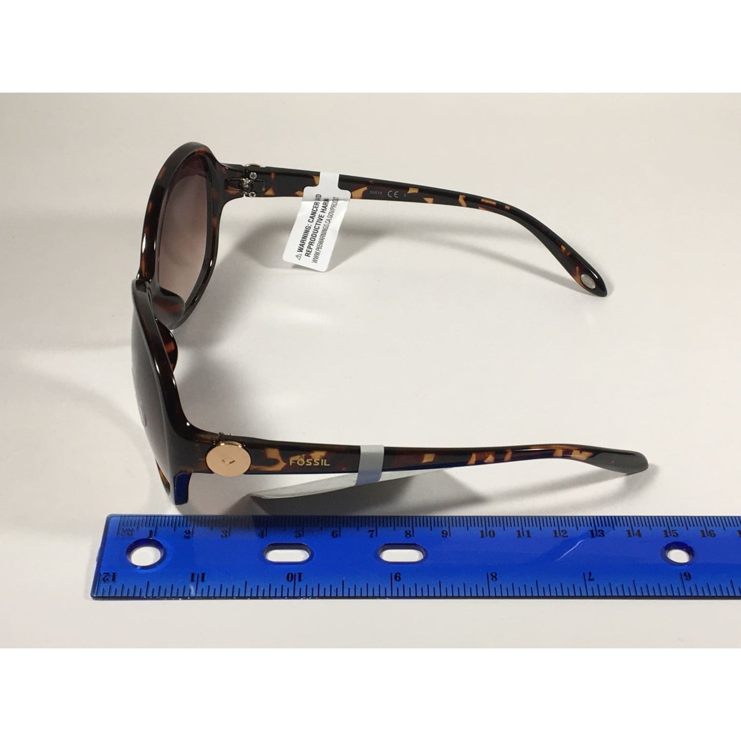 Fossil Oversized Sunglasses Brown Tortoise Brown Gradient Lens FW16 - Sunglasses