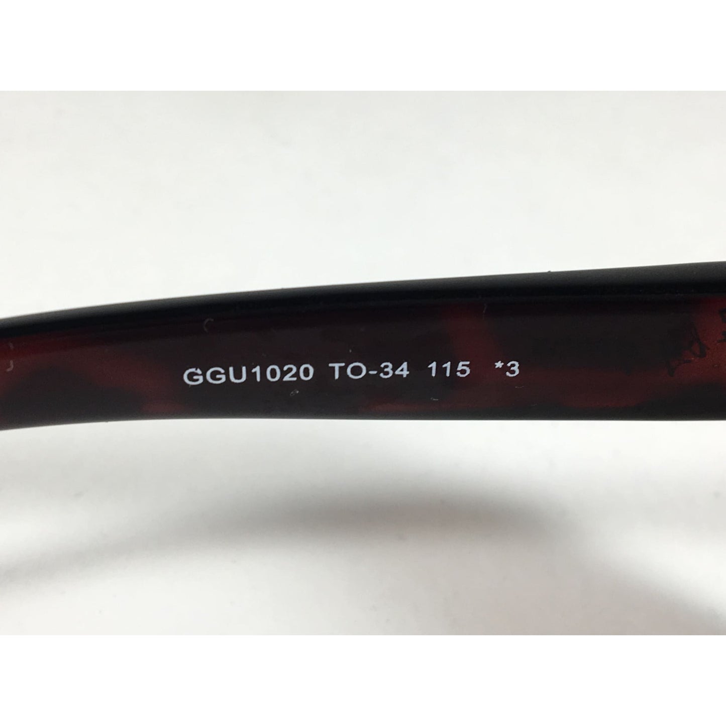 G By Guess Shield Sunglasses Brown Tortoise Gradient Lens Rhinestone Temples Ggu1020 To-34 - Sunglasses