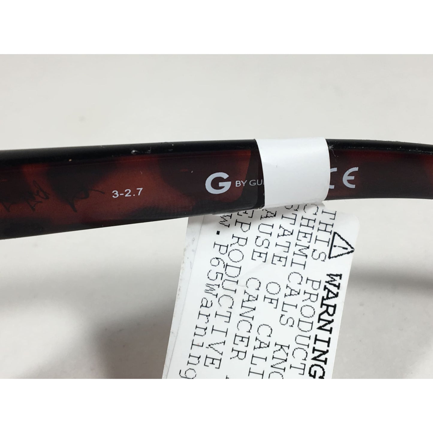 G By Guess Shield Sunglasses Brown Tortoise Gradient Lens Rhinestone Temples Ggu1020 To-34 - Sunglasses