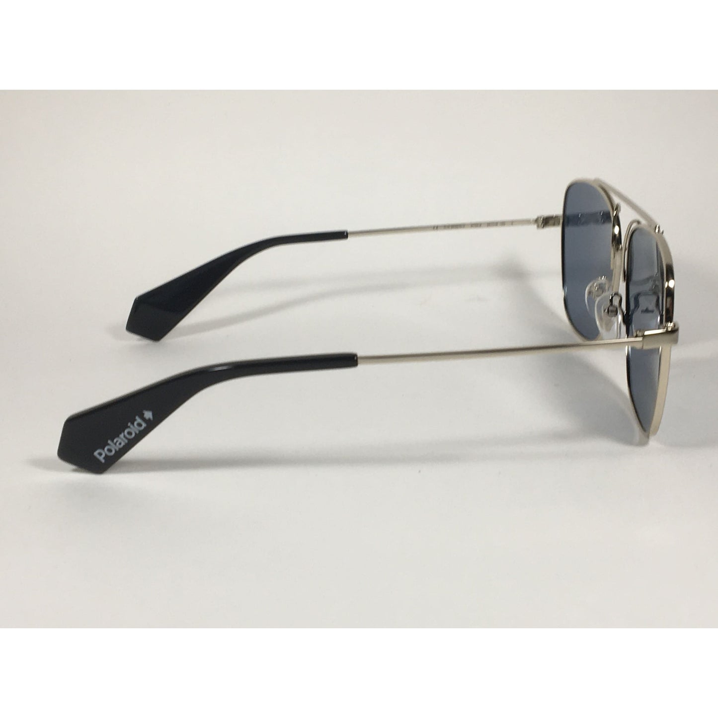 Polaroid Polarized Sunglasses Light Gold Frame Gray Blue Lens PLD6049SX 3YG-3C - Sunglasses