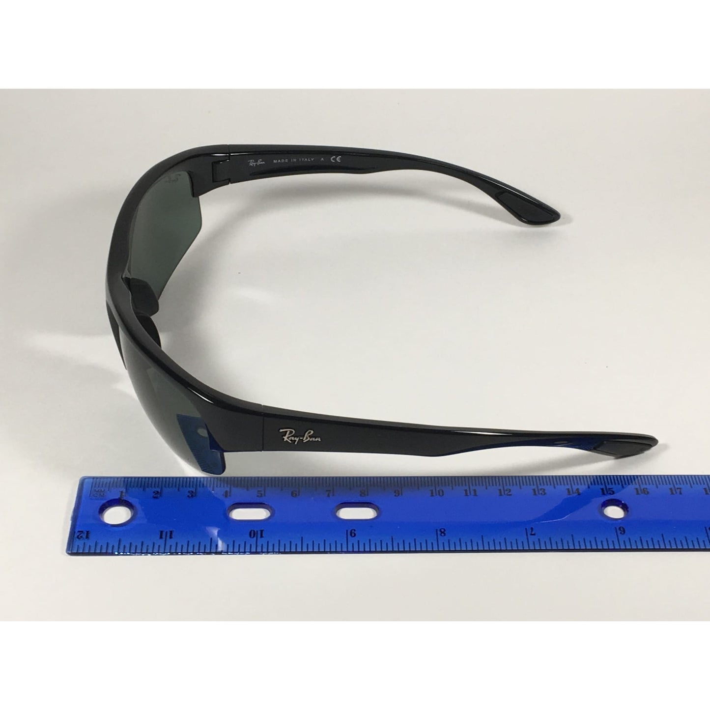 Ray-Ban Active Lifestyle Sunglasses RB4173 601/71 Sport Wrap Black Green Lens - Sunglasses