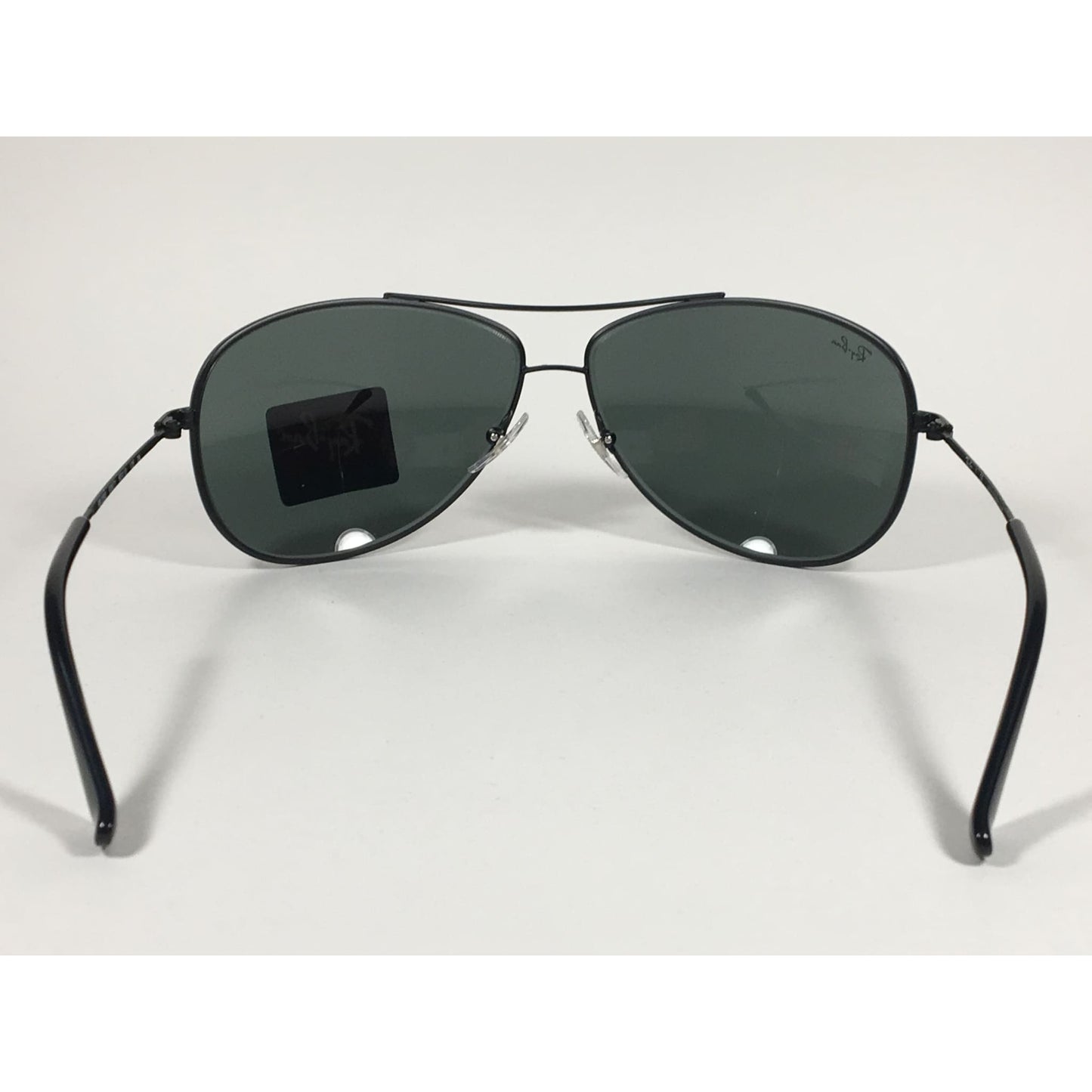 Ray-Ban Highstreet Aviator Pilot Sunglasses Matte Black Green Lens RB3293 006/71 - Sunglasses