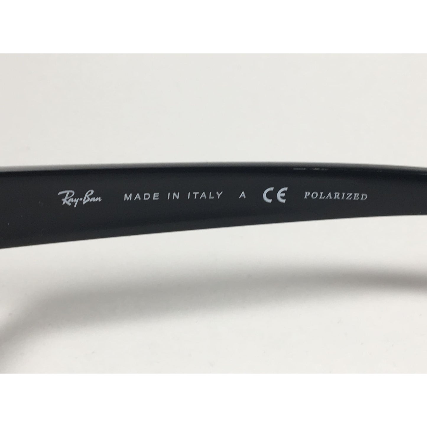 Ray-Ban Polarized Active Rectangle Sunglasses Black Gloss Nylon Frame Green Lens RB4151 601/2P - Sunglasses