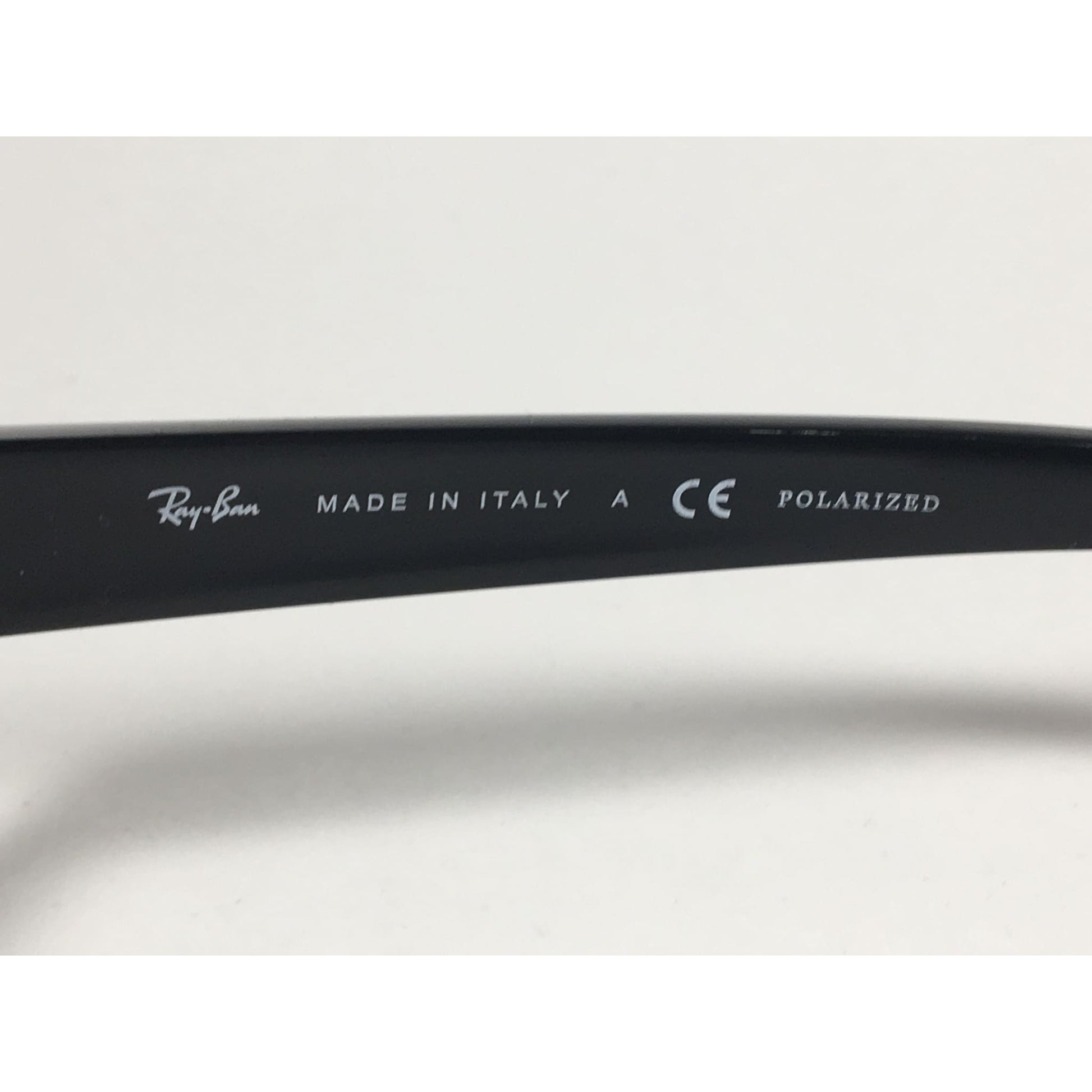 Ray-Ban Polarized Active Rectangle Sunglasses Black Gloss Nylon Frame Green Lens RB4151 601/2P - Sunglasses