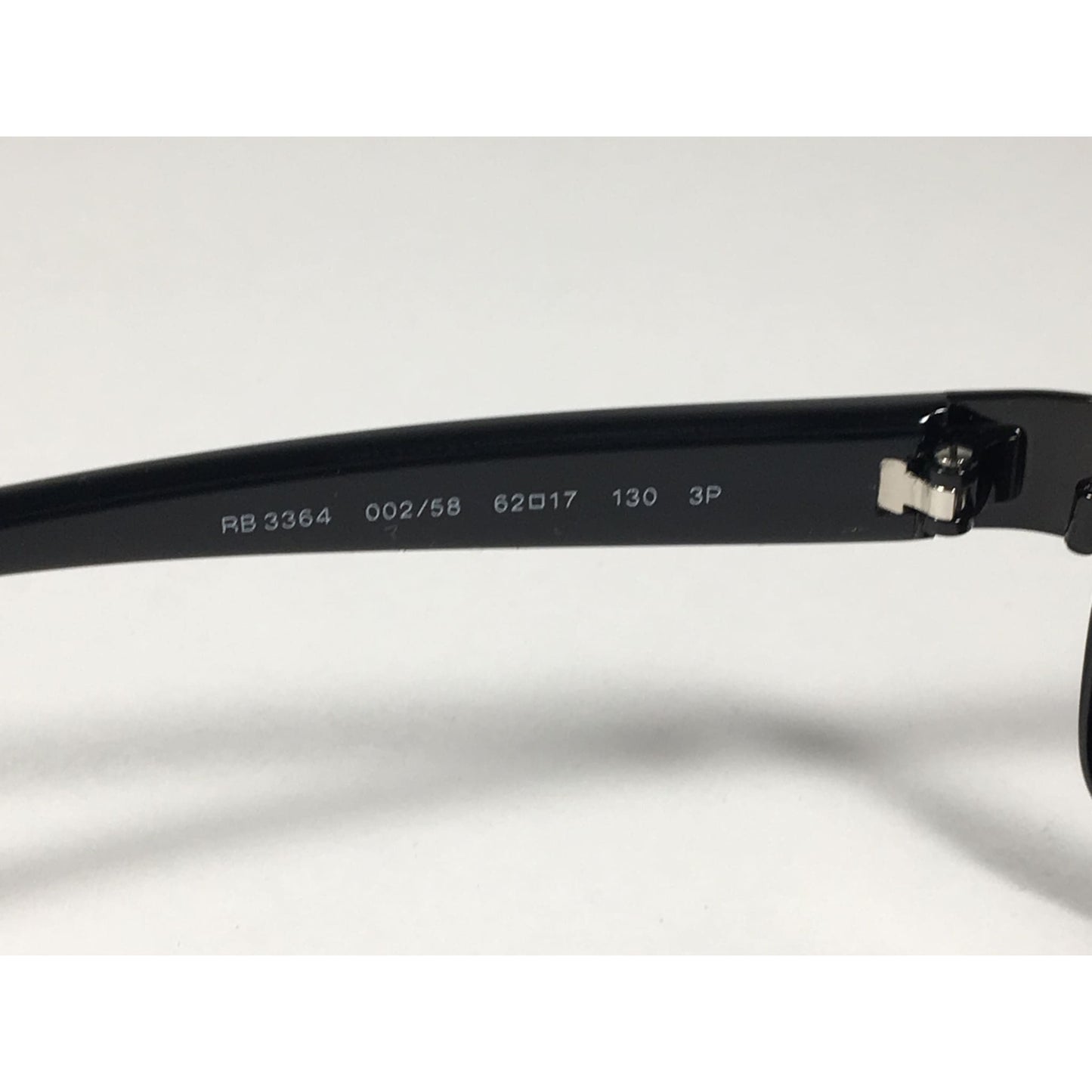 Ray-Ban Polarized Active Sunglasses RB3364 002/58 Rectangle Black Gloss Green Lens - Sunglasses