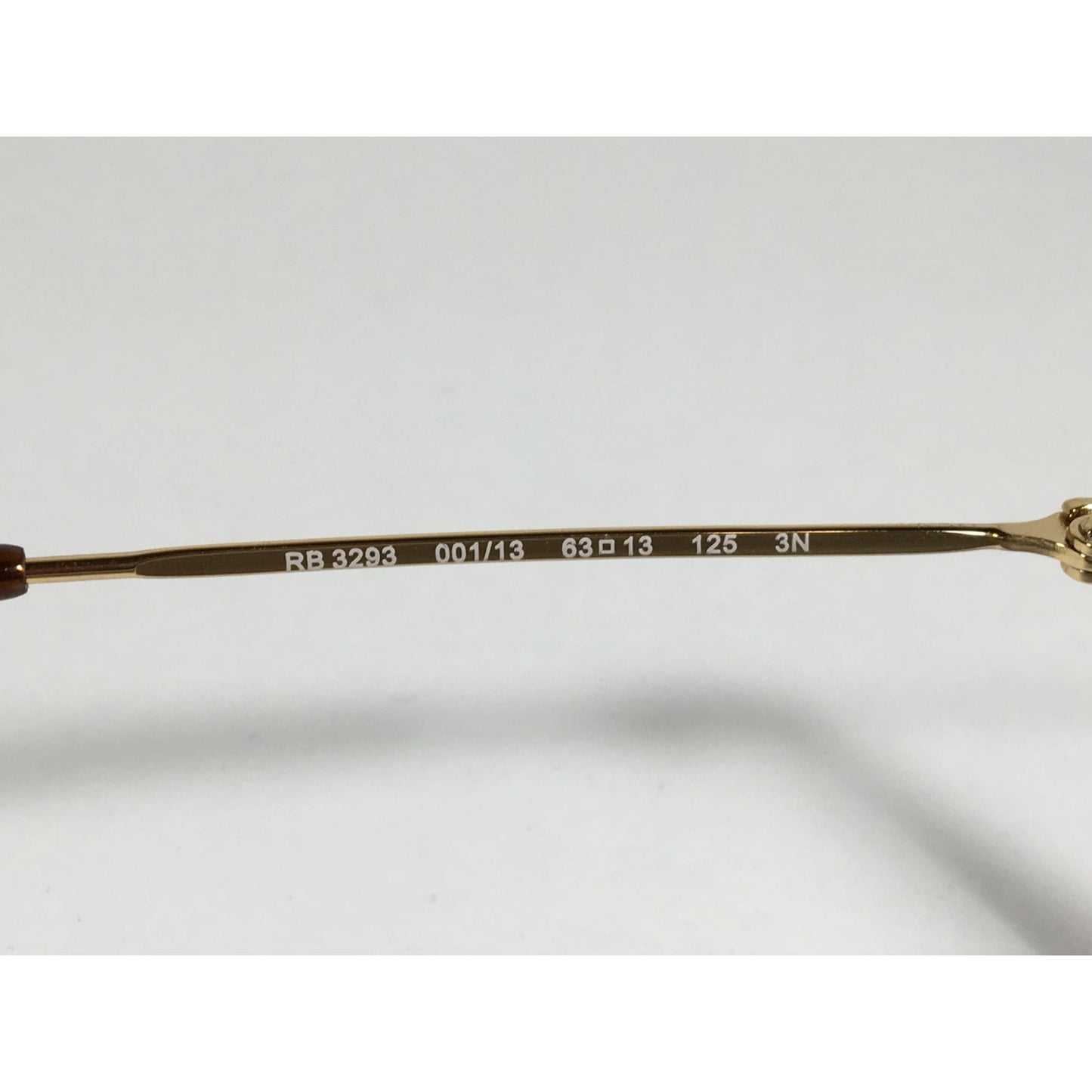 Ray-Ban RB3293 001/13 Highstreet Aviator Sunglasses Gold Frame Brown Gradient Lens - Sunglasses