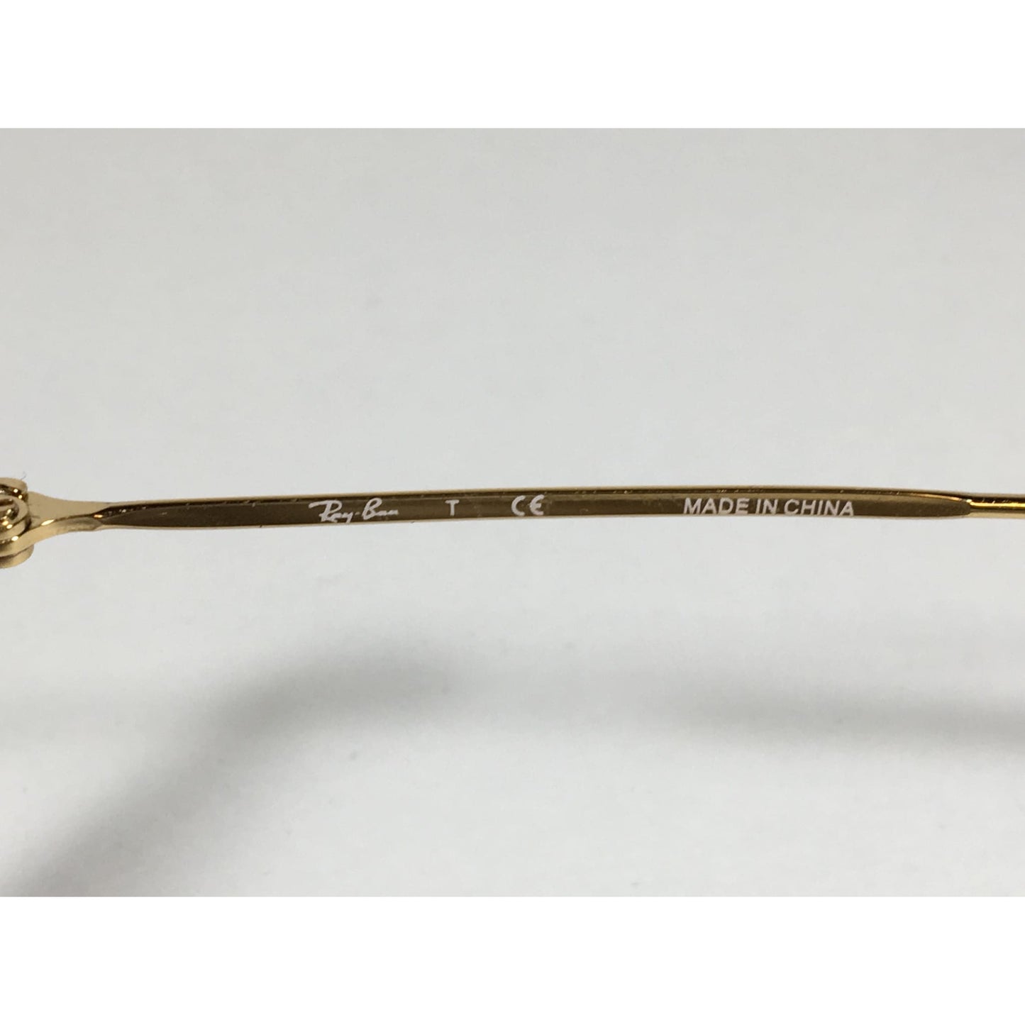 Ray-Ban RB3293 001/13 Highstreet Aviator Sunglasses Gold Frame Brown Gradient Lens - Sunglasses