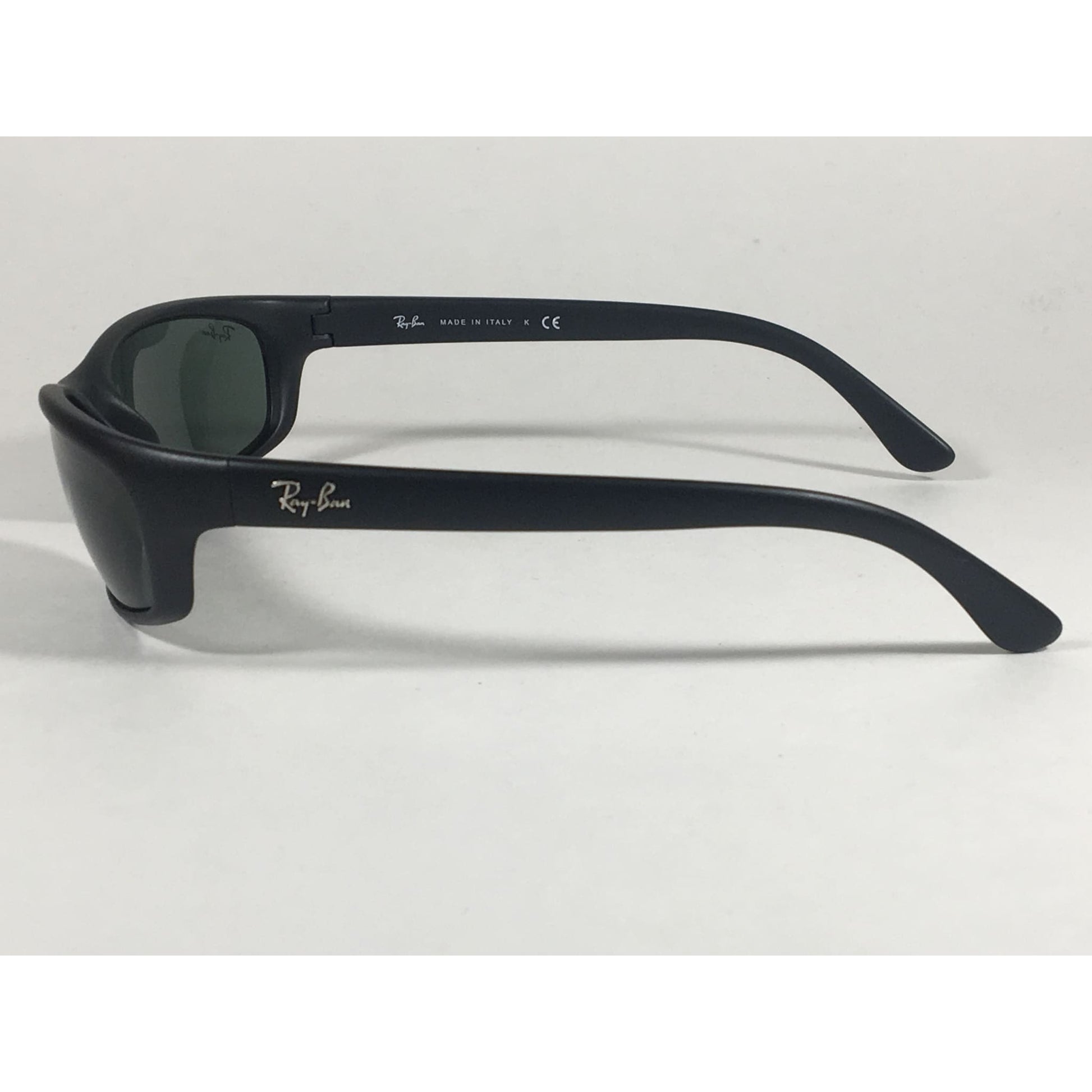 Ray-Ban Small Predator Active Lifestyle Sunglasses RB4115 601S/71 Wrap Matte Black Green Lens - Sunglasses