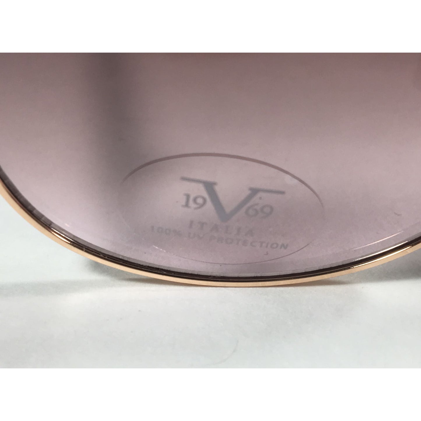 Versace 19V69 Italia Arianna Butterfly Sunglasses Brown With Rose Gold Metal With Brown Rose Lens - Sunglasses