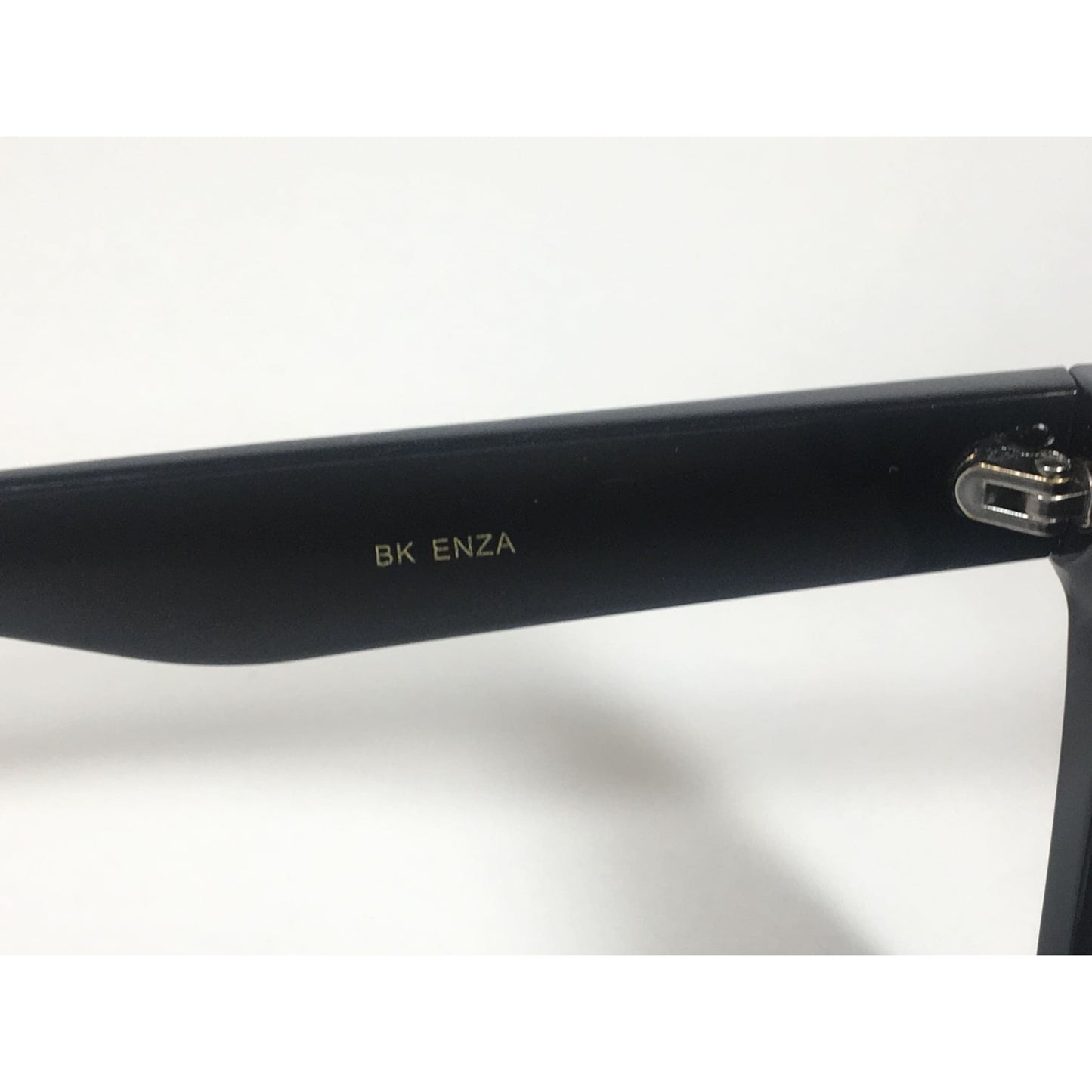 Versace 19V69 Italia BK ENZA Square Sunglasses Black Gold Trim Gray Smoke Lens - Sunglasses