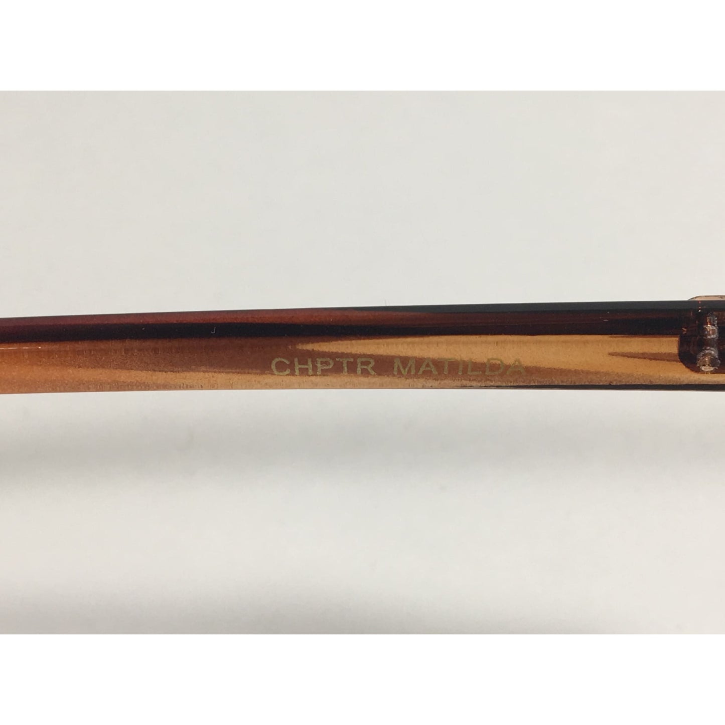 Versace 19V69 Italia CHPTR MATILDA Round Sunglasses Brown Wood Clear Brown Gradient Lens - Sunglasses