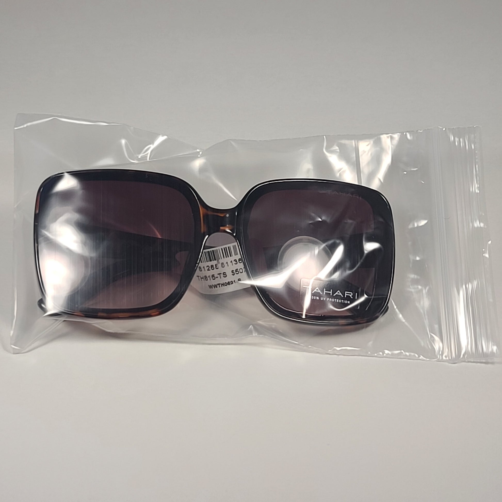 Tahari Butterfly Oversize Sunglasses Brown Tortoise Frame Gradient Lens TH815 TS - Sunglasses