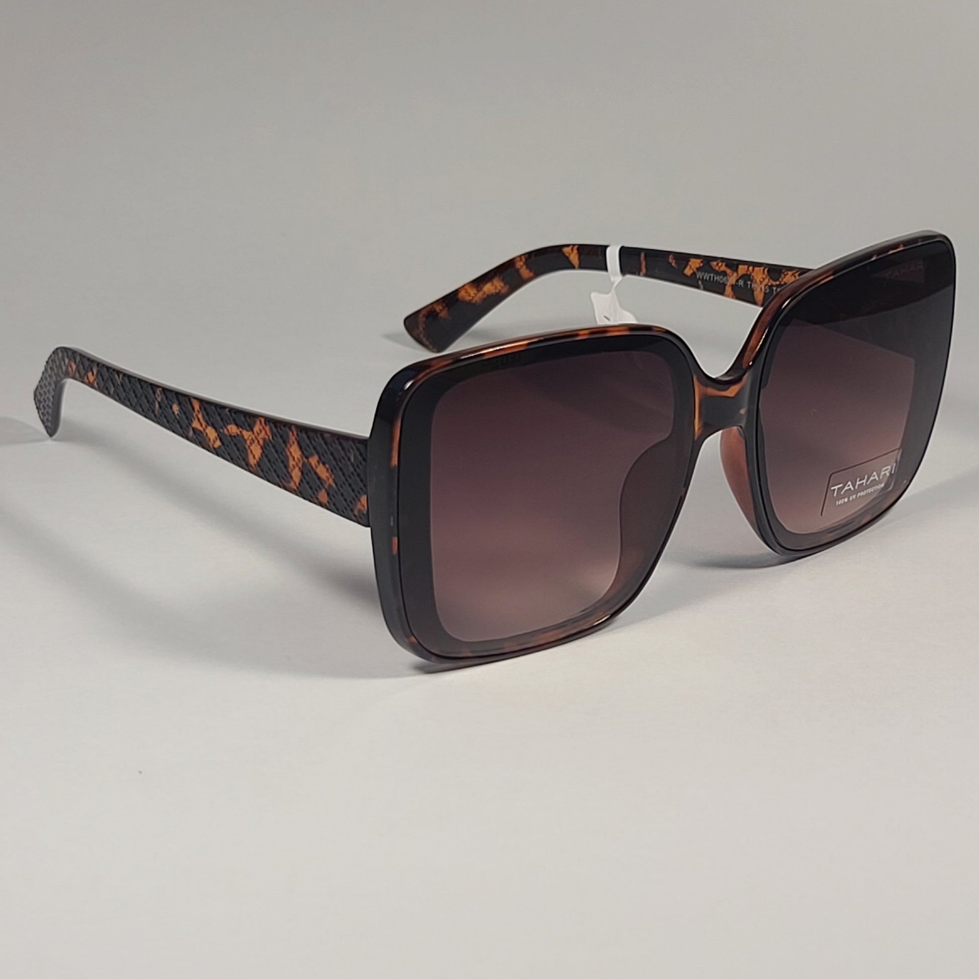 Tahari Butterfly Oversize Sunglasses Brown Tortoise Frame Gradient Lens TH815 TS - Sunglasses