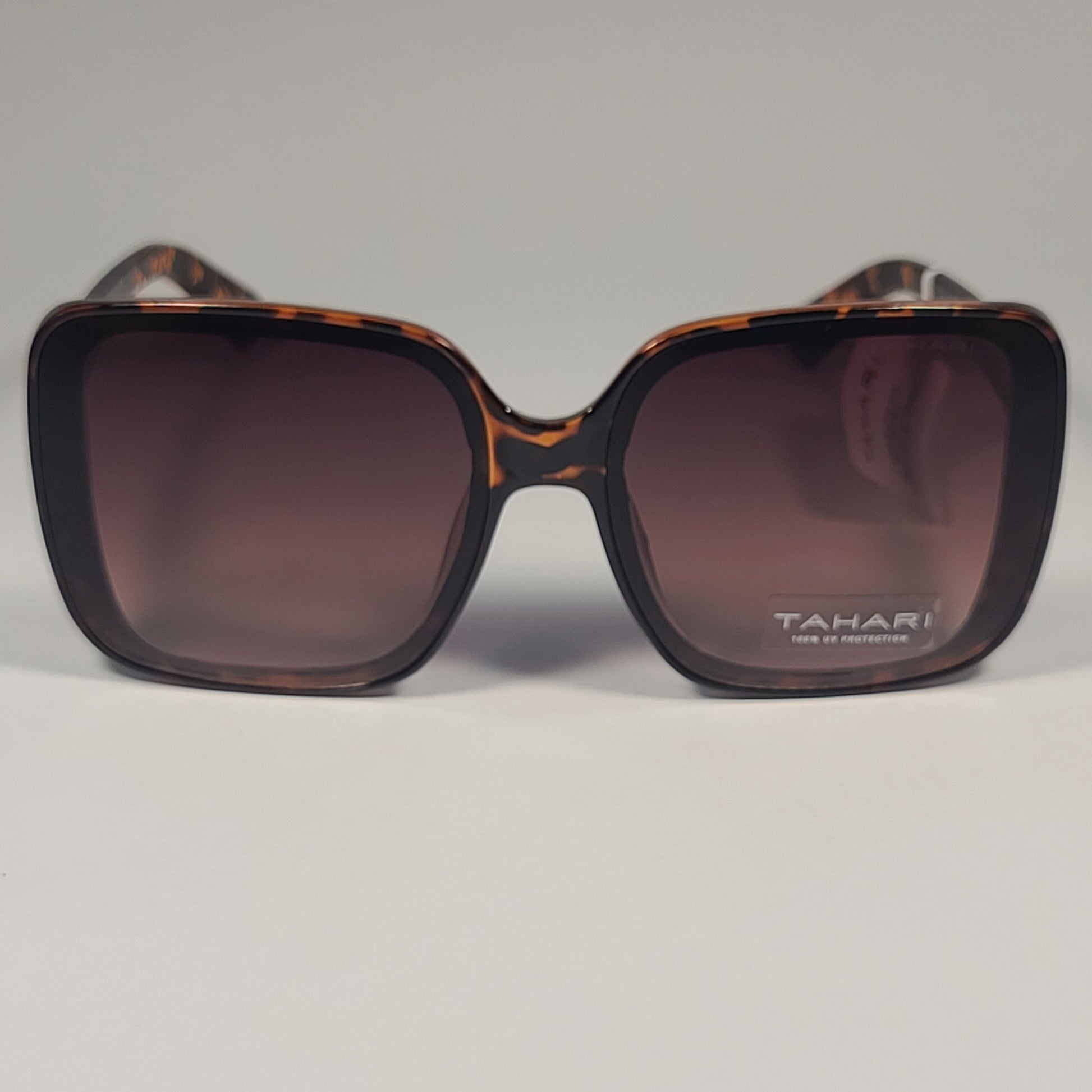 Tahari Butterfly Oversize Sunglasses Brown Tortoise Frame Gradient Lens TH815 TS - Sunglasses