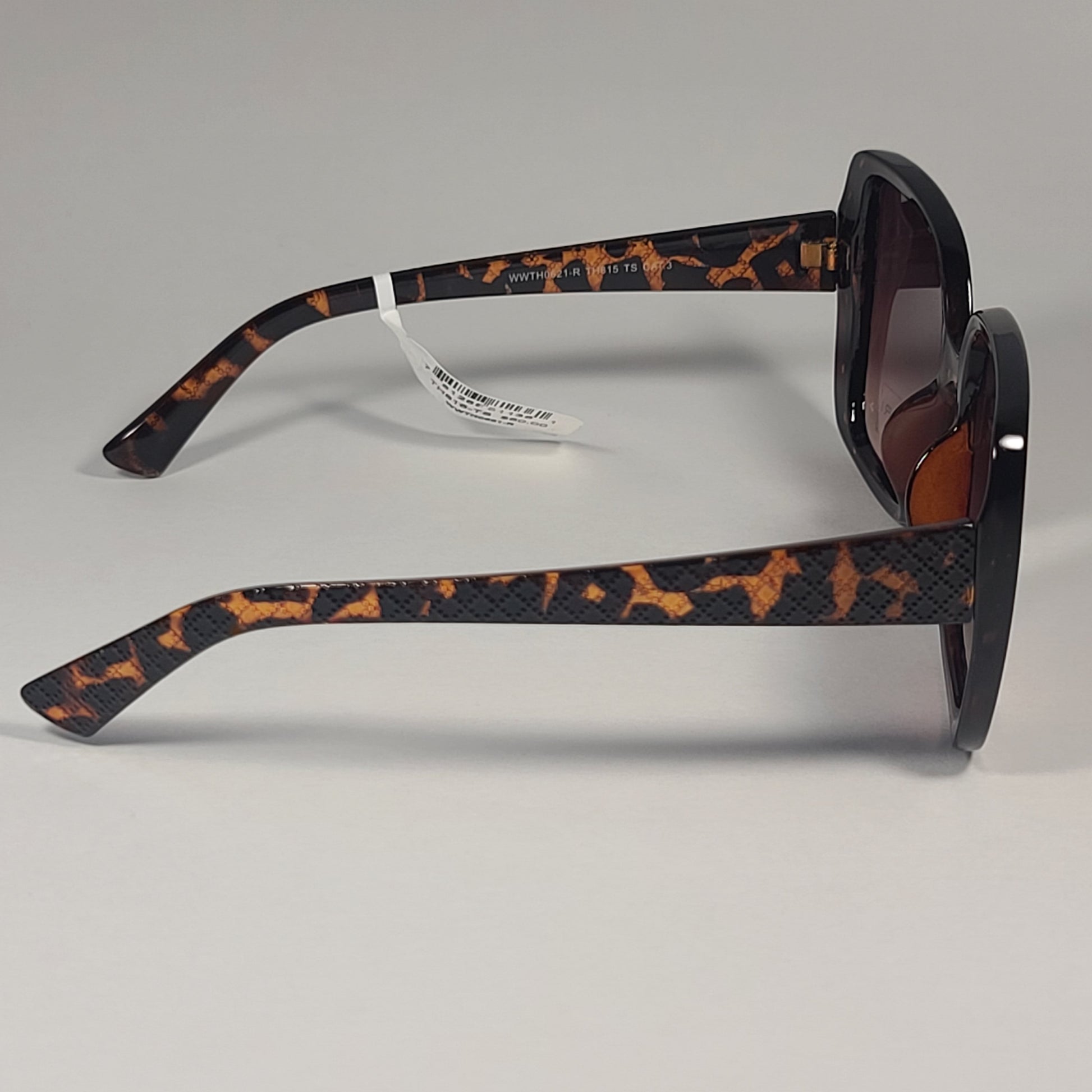 Tahari Butterfly Oversize Sunglasses Brown Tortoise Frame Gradient Lens TH815 TS - Sunglasses