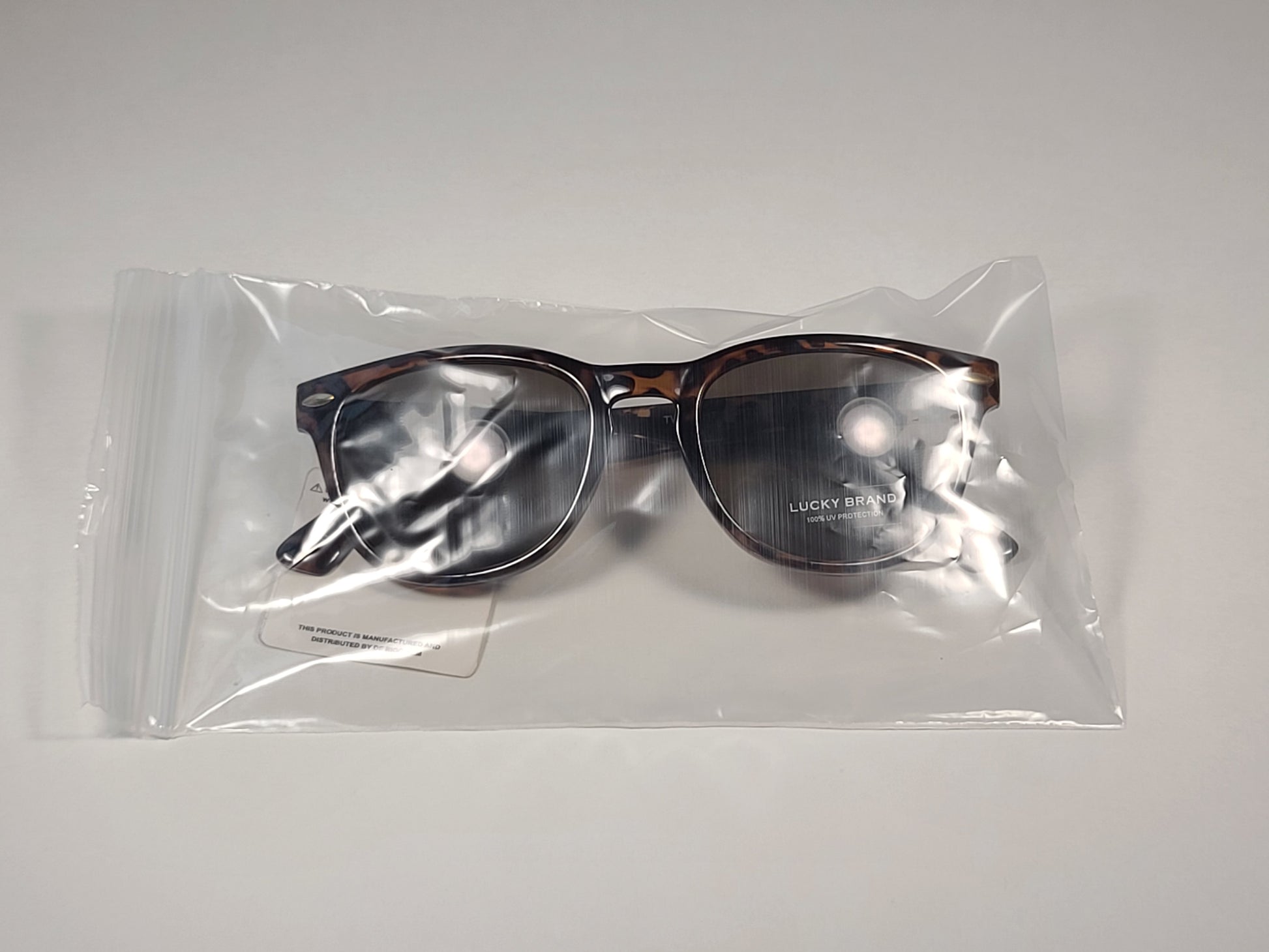 Lucky Brand Twilight Square Sunglasses Frame Brown Tortoise Frame Brown Lens - Sunglasses
