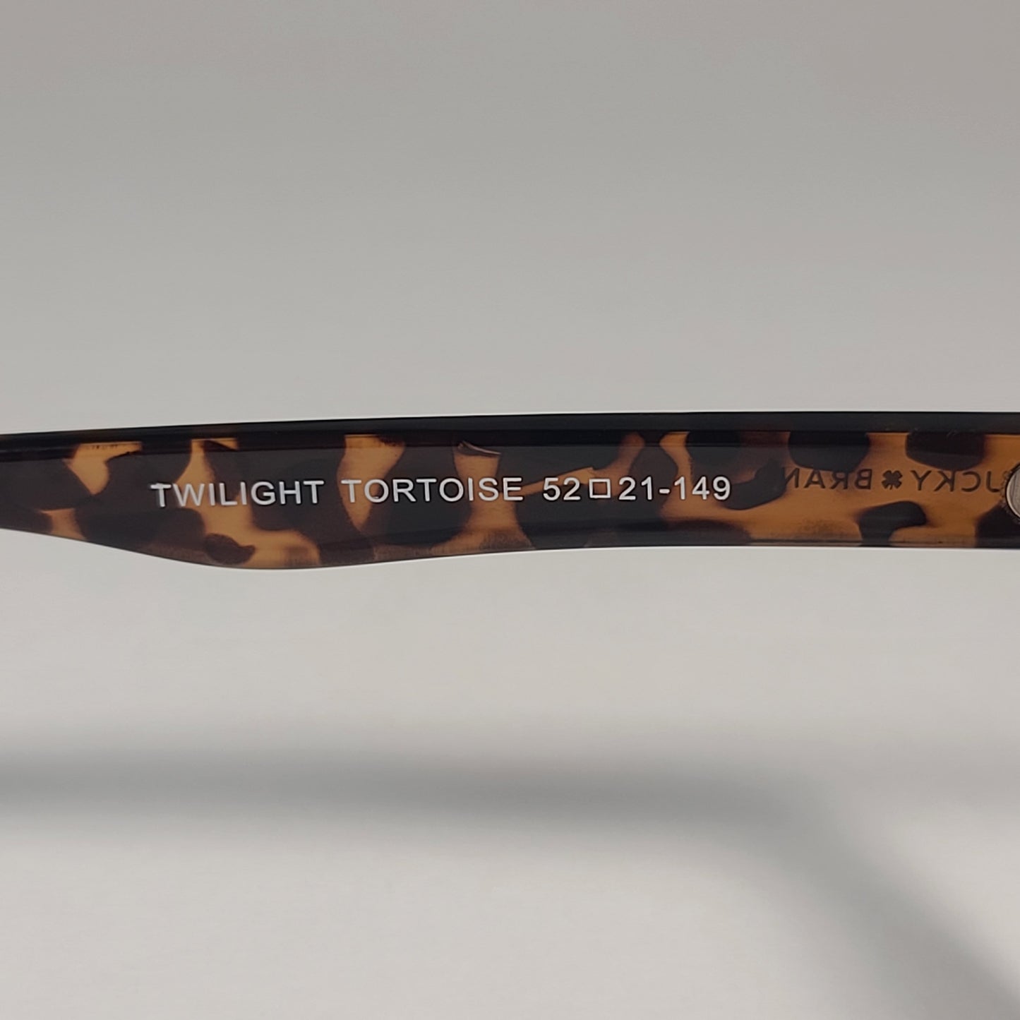 Lucky Brand Twilight Square Sunglasses Frame Brown Tortoise Frame Brown Lens - Sunglasses