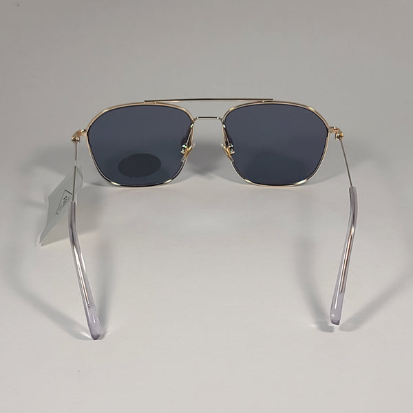 Fossil FM23 Men's Navigator Sunglasses Silver Frame Silver Mirror Lens