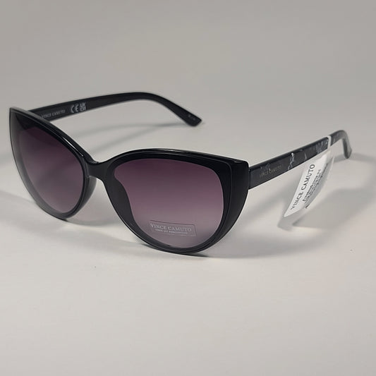 Vince Camuto Cat Eye Sunglasses Black Marble / Smoke Gradient Lens VC982 OX - Sunglasses