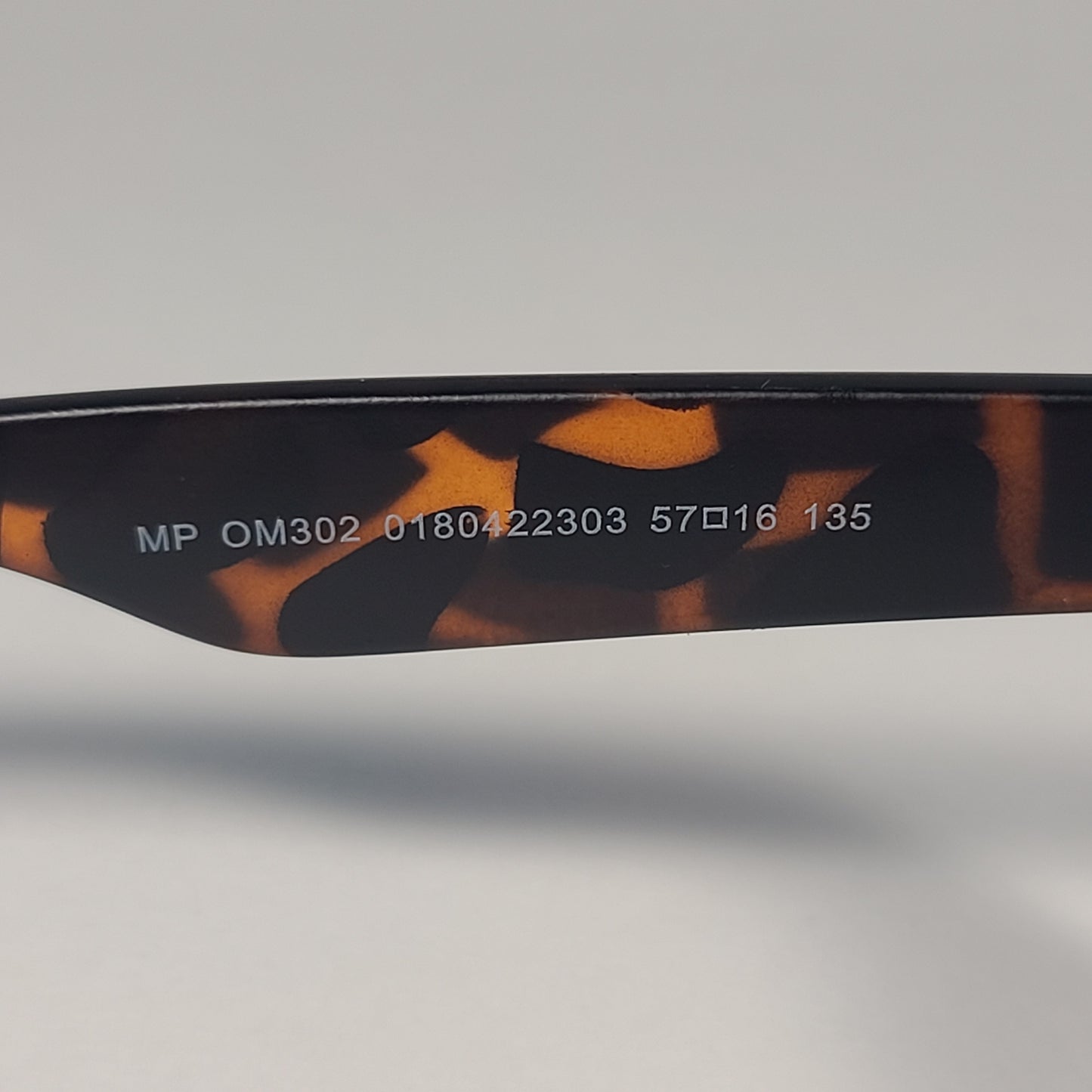Tommy Hilfiger "Tanner" Square Sunglasses Brown Tort Havana Brown Lens MP OM302