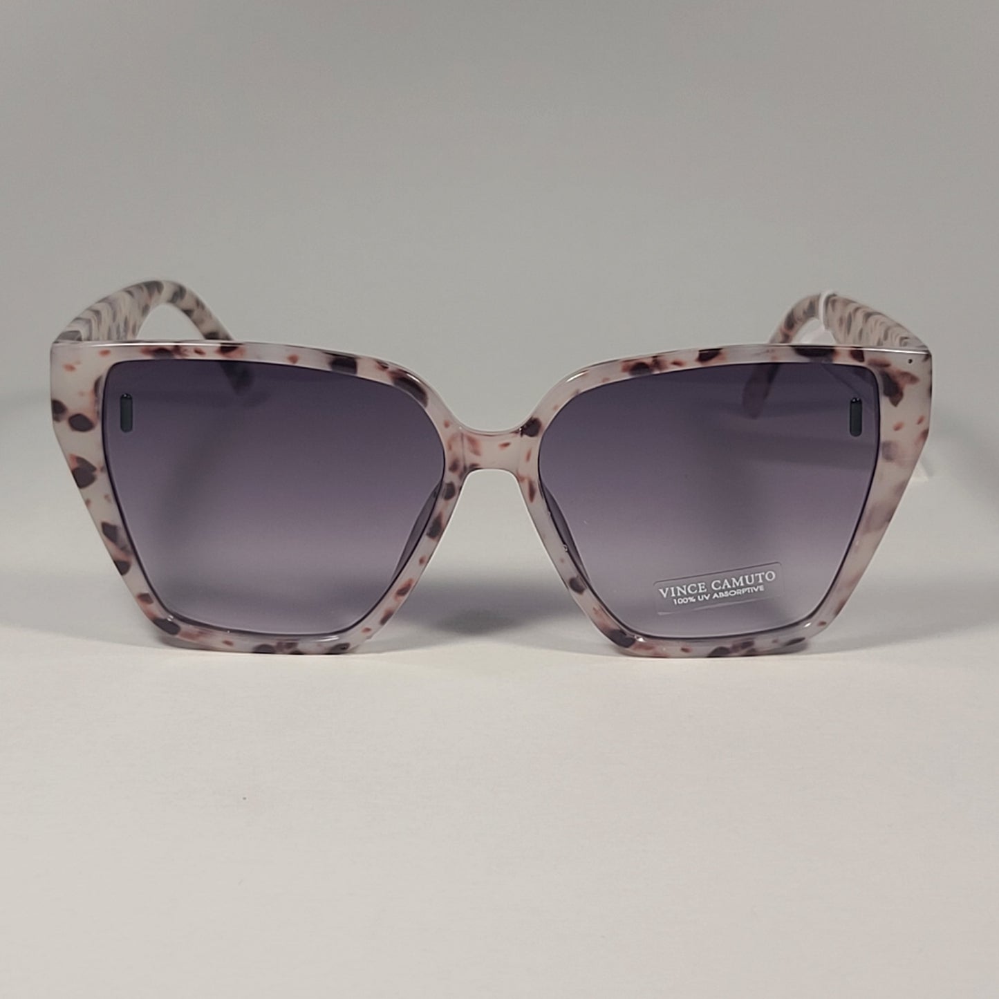 Vince Camuto VC1068 AN Cat Eye Sunglasses White Tortoise Frame Smoke Gradient - Sunglasses