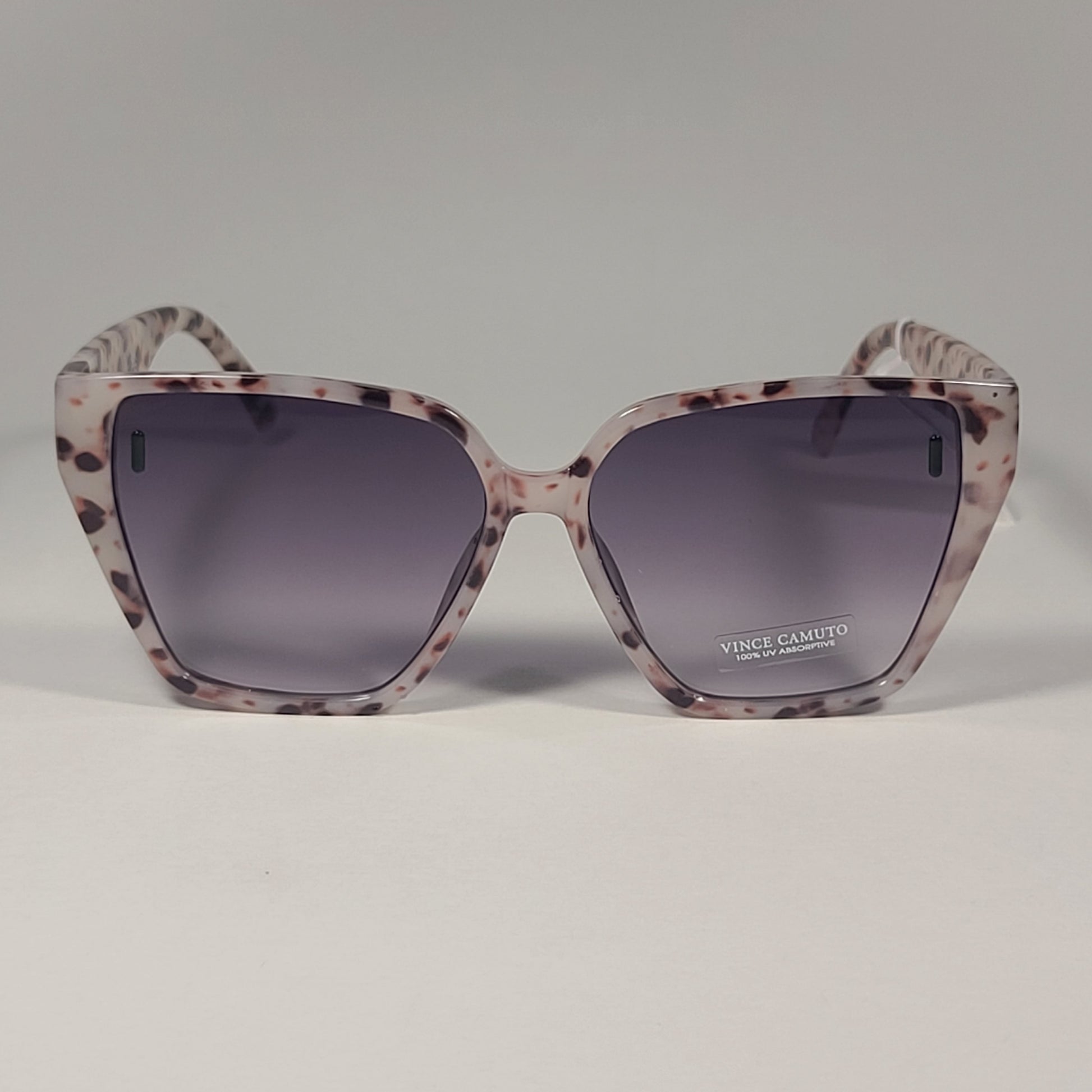Vince Camuto VC1068 AN Cat Eye Sunglasses White Tortoise Frame Smoke Gradient - Sunglasses