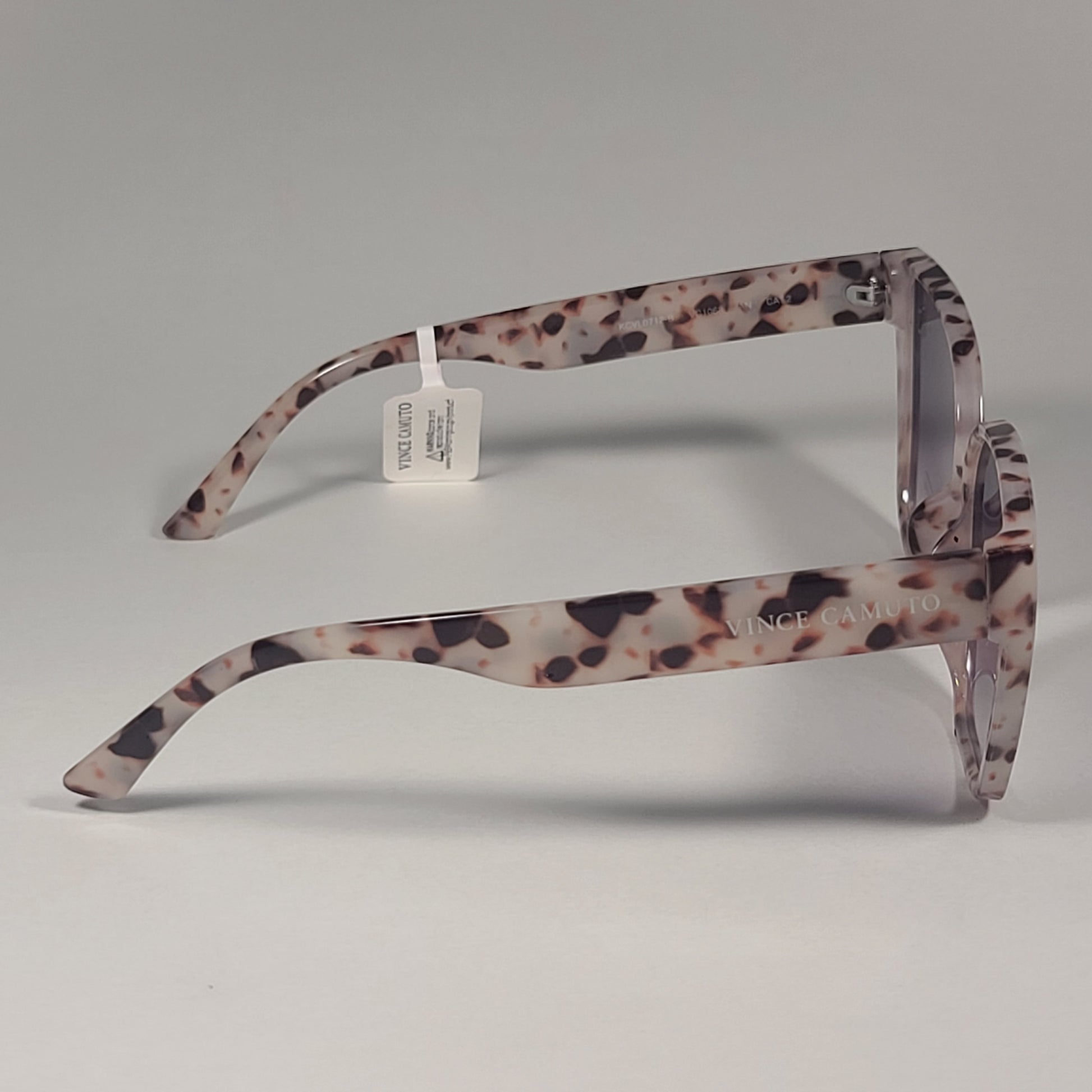 Vince Camuto VC1068 AN Cat Eye Sunglasses White Tortoise Frame Smoke Gradient - Sunglasses