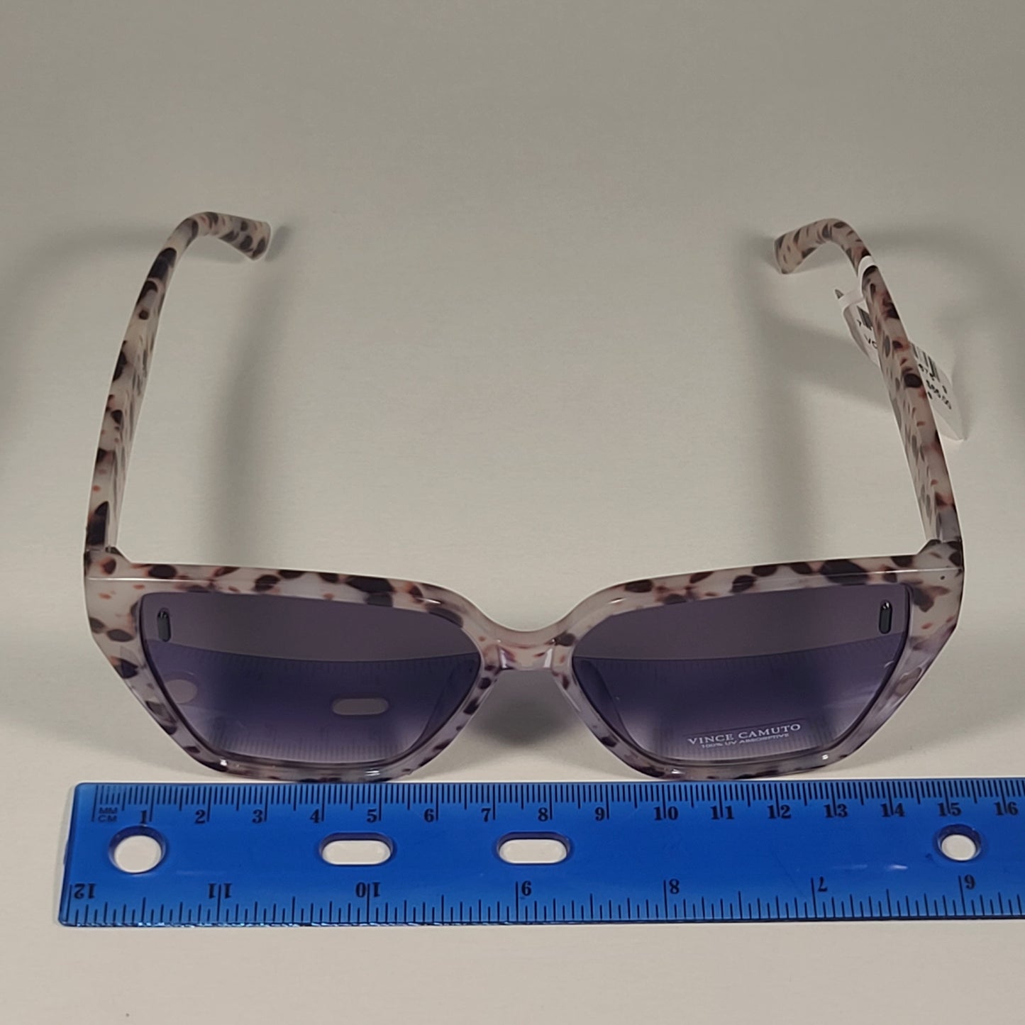 Vince Camuto VC1068 AN Cat Eye Sunglasses White Tortoise Frame Smoke Gradient - Sunglasses