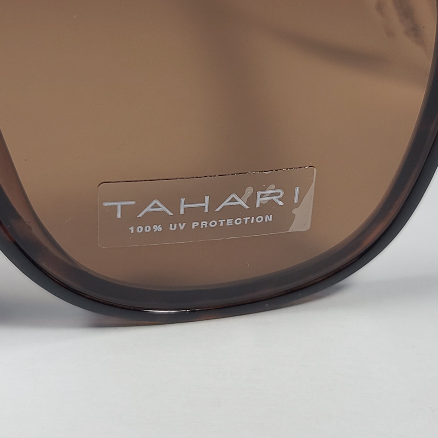 Tahari TH851 TS Oversized Sunglasses Brown Tortoise Frame Brown Tinted Lens - Sunglasses
