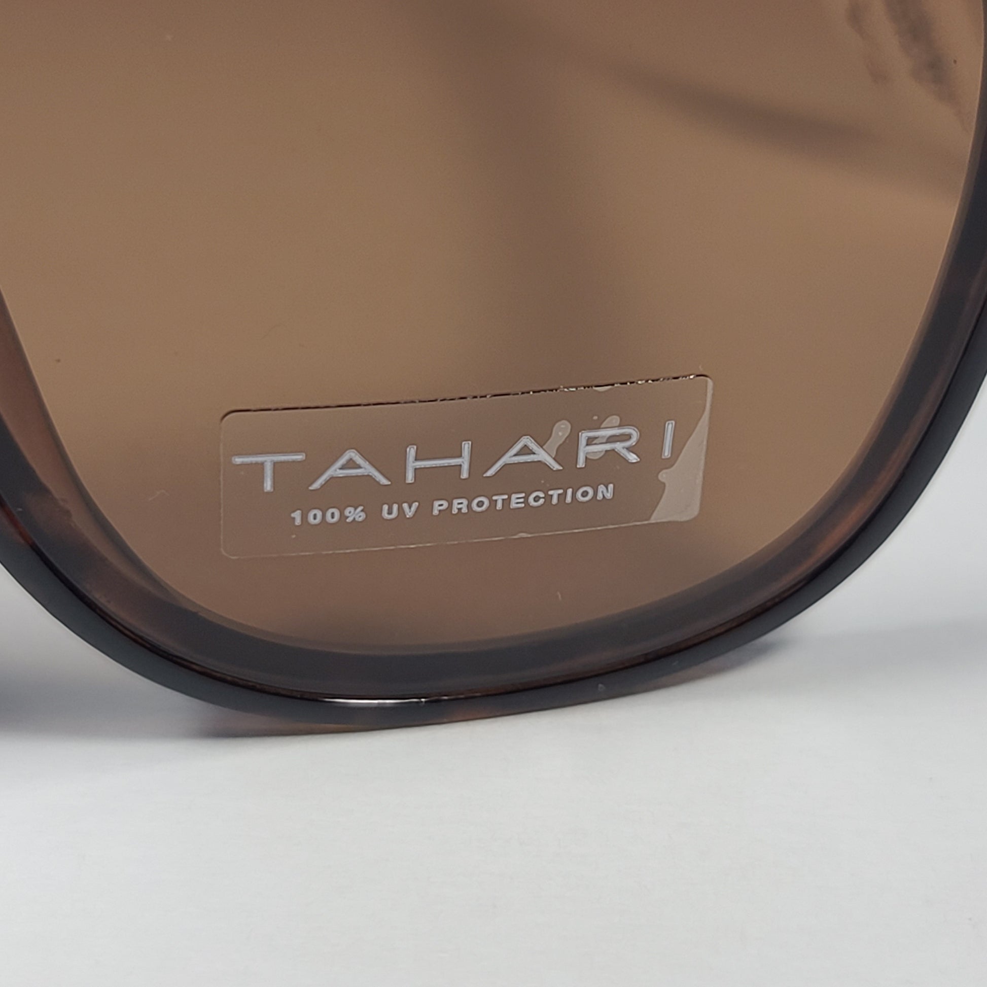 Tahari TH851 TS Oversized Sunglasses Brown Tortoise Frame Brown Tinted Lens - Sunglasses