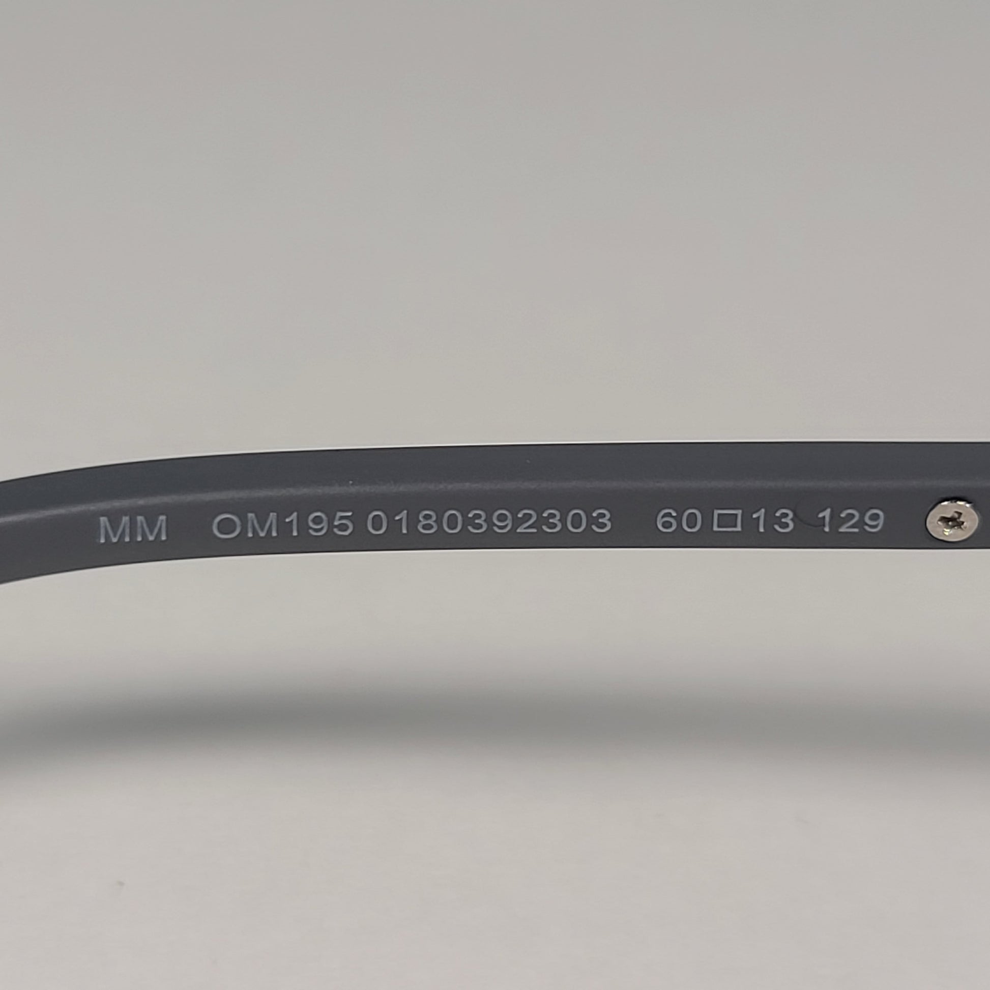 Tommy Hilfiger Bae MM OM195 Aviator Sunglasses Shiny Black Metal Frame Gray Lens - Sunglasses