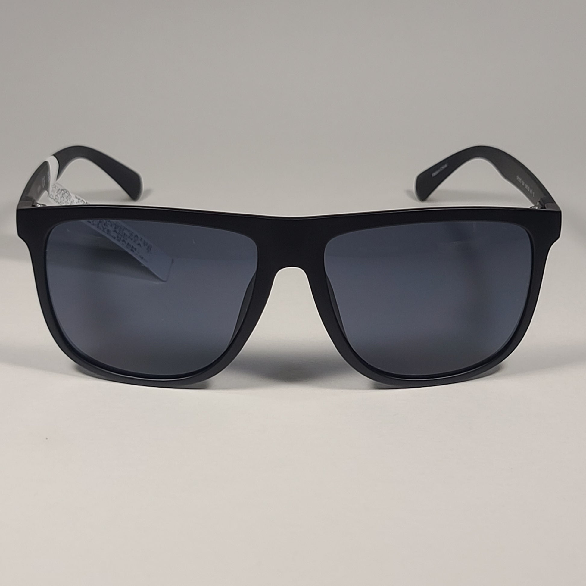 Guess Square Sunglasses Matte Black Frame Gray Tinted Lens GF0270 02A - Sunglasses