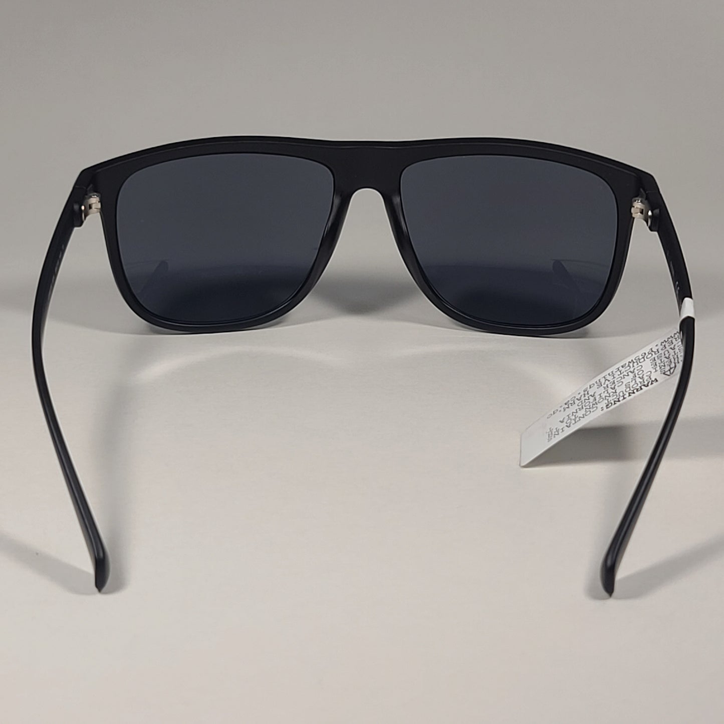 Guess Square Sunglasses Matte Black Frame Gray Tinted Lens GF0270 02A - Sunglasses