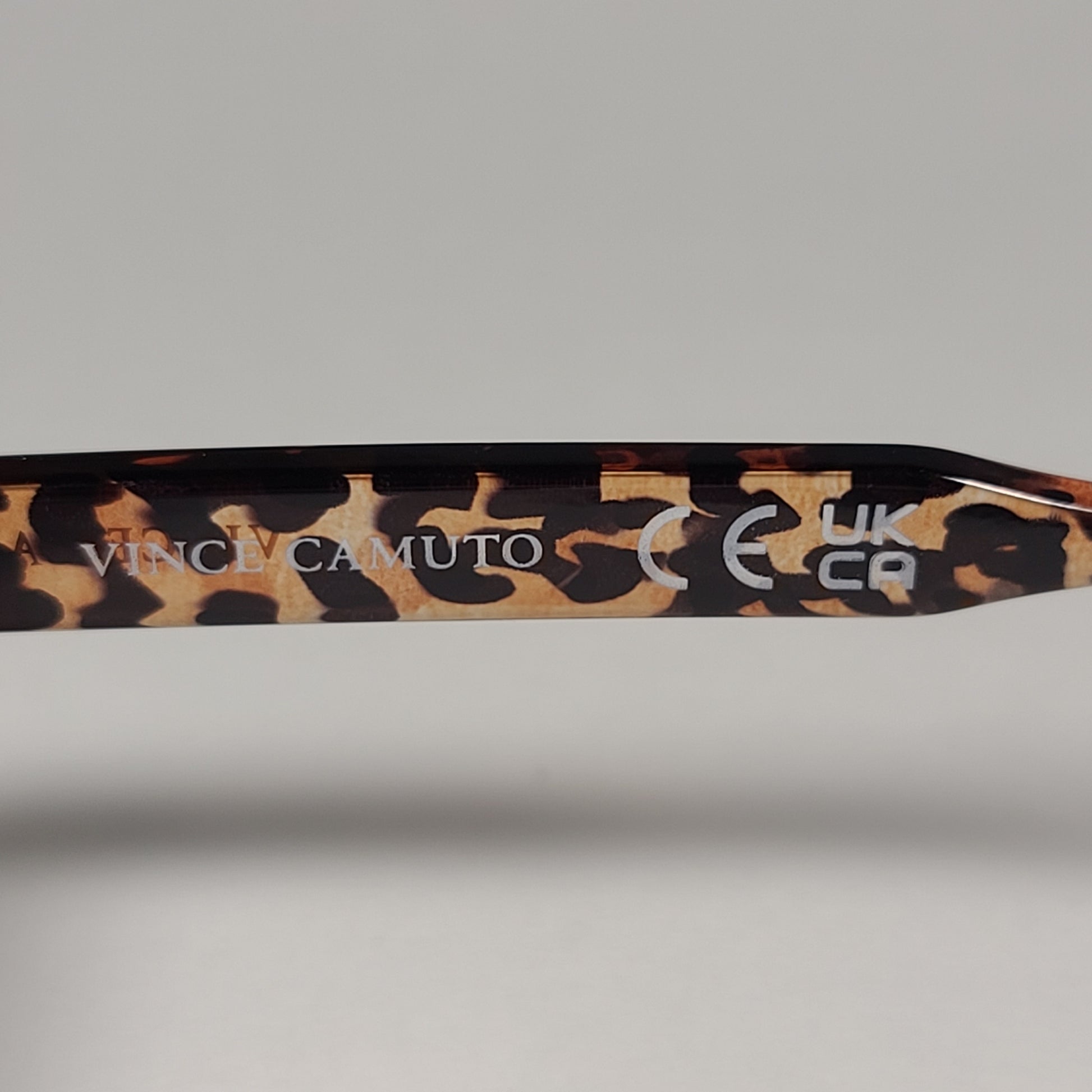 Vince Camuto VC1069 LE Geometric Sunglasses Leopard Frame Brown Gradient Lens - Sunglasses