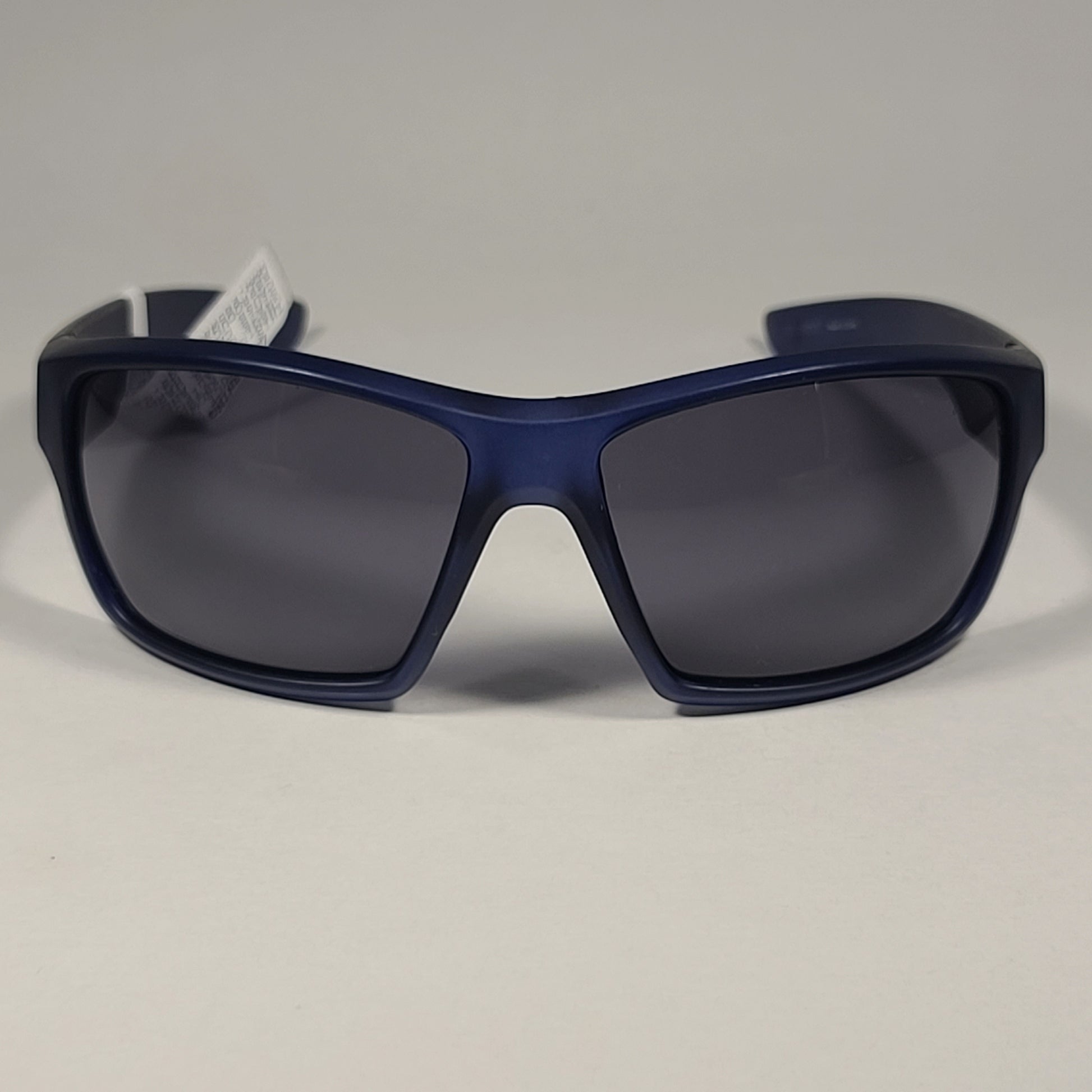 Timberland Sport Wrap Sunglasses Matte Blue Crystal With Gray Lens TB7266 92A - Sunglasses