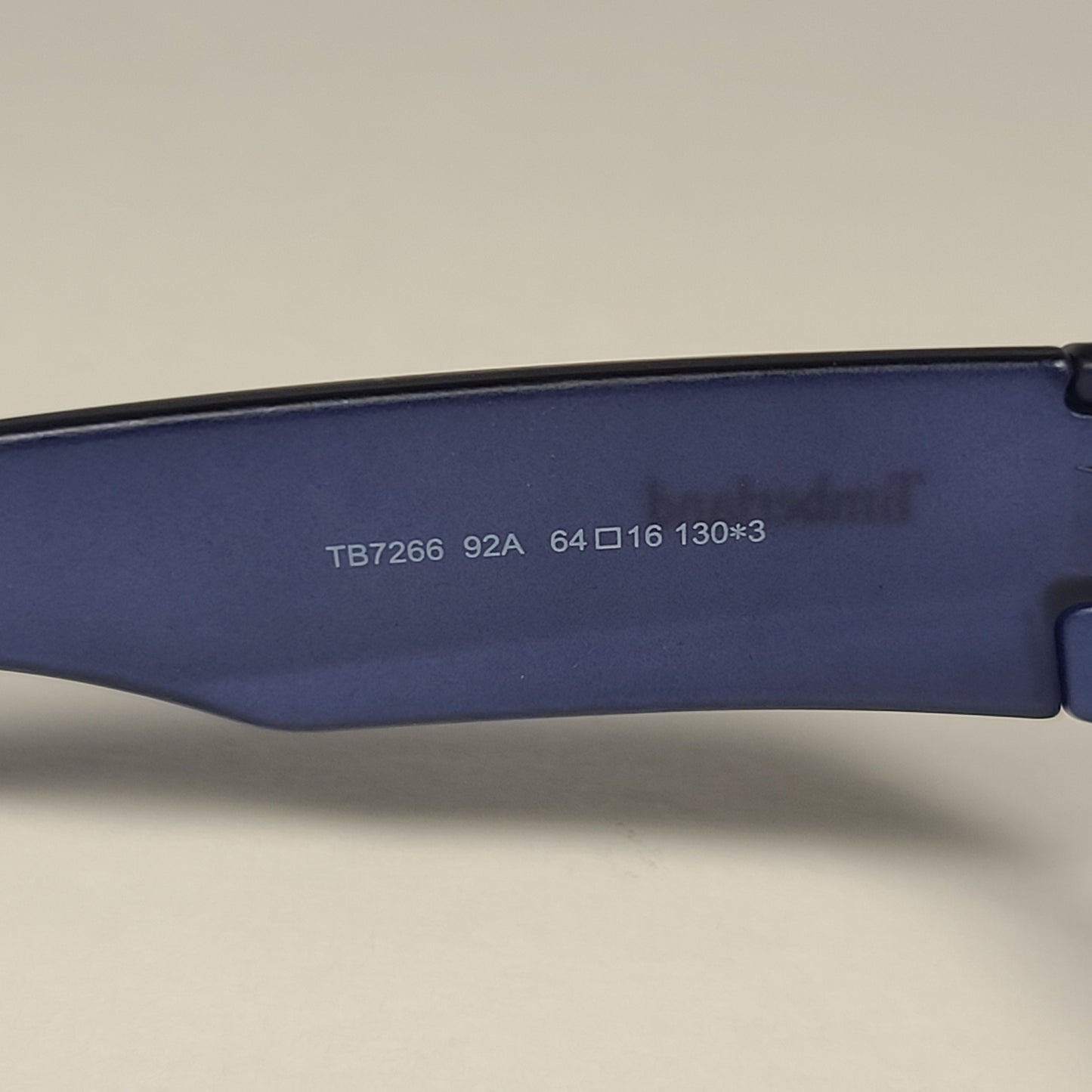 Timberland Sport Wrap Sunglasses Matte Blue Crystal With Gray Lens TB7266 92A - Sunglasses