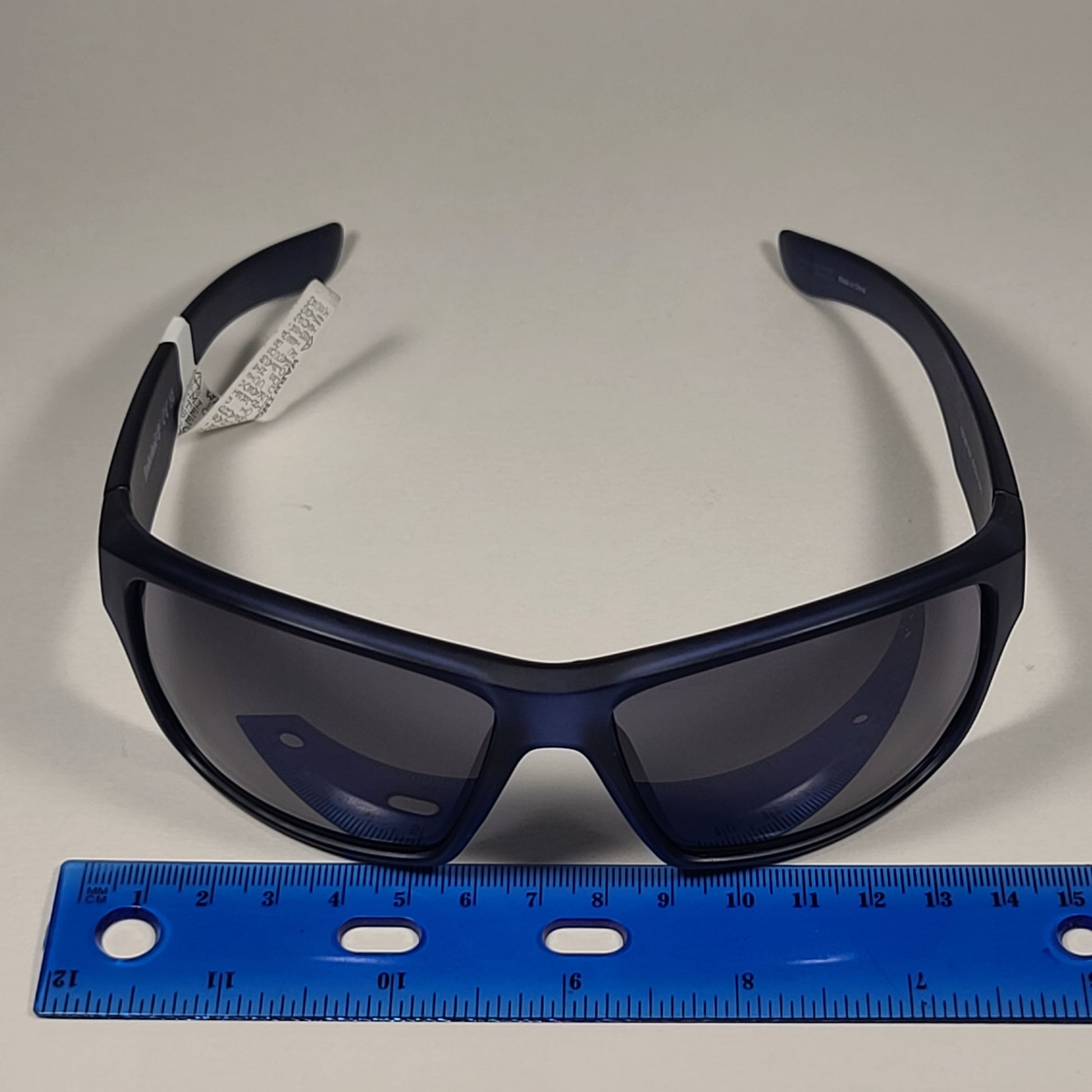 Timberland Sport Wrap Sunglasses Matte Blue Crystal With Gray Lens TB7266 92A - Sunglasses