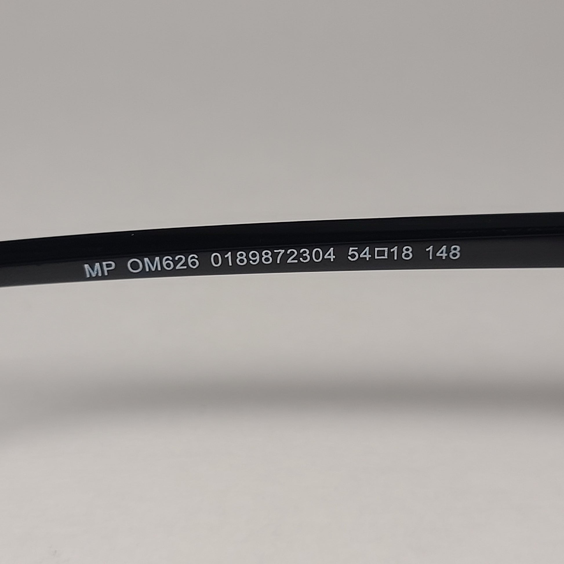 Tommy Hilfiger Moro MP OM626 Keyhole Sunglasses Black Frame Gray Lens - Sunglasses