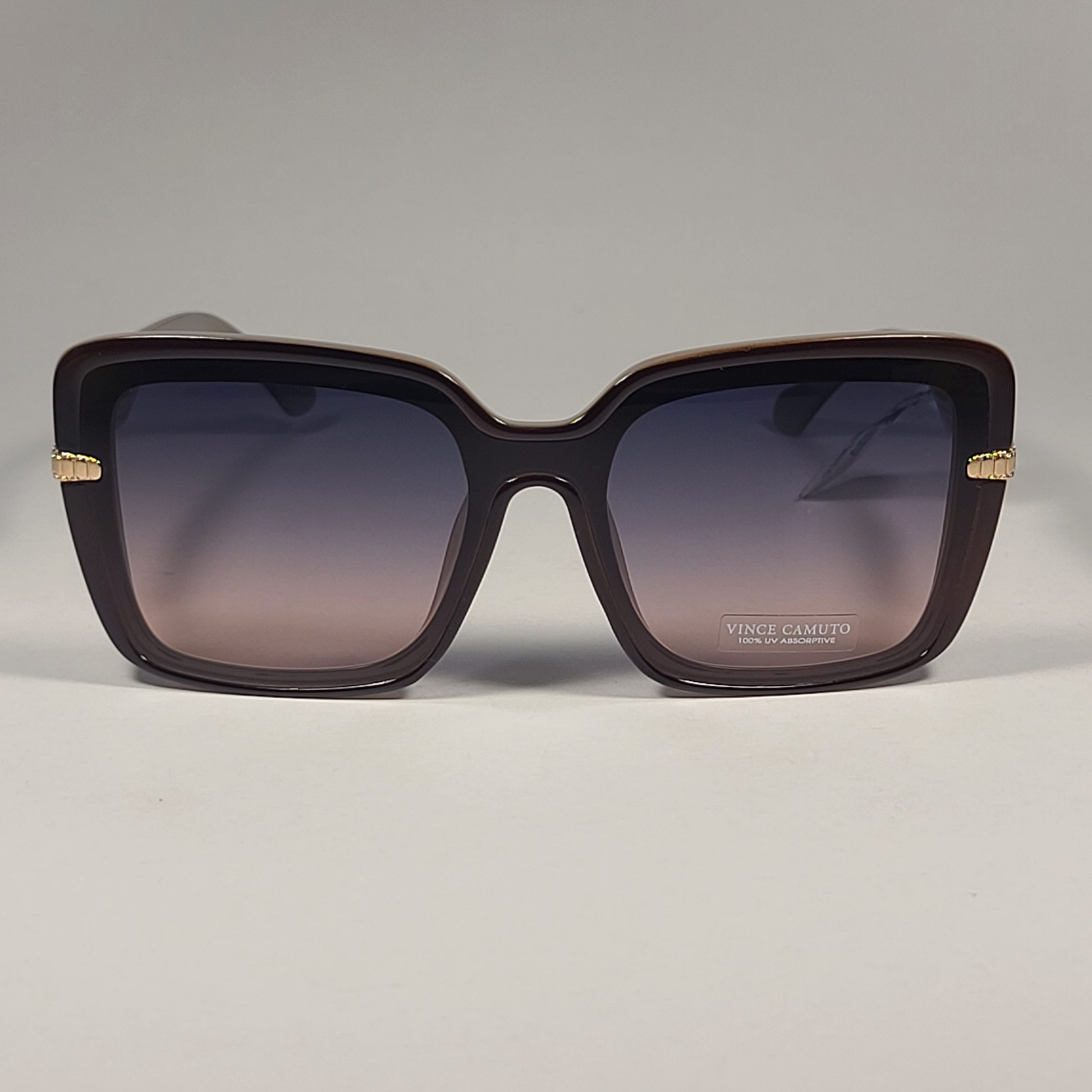 Vince Camuto VC1012 BNND Butterfly Sunglasses Brown Nude Frame Gradient Lens - Sunglasses