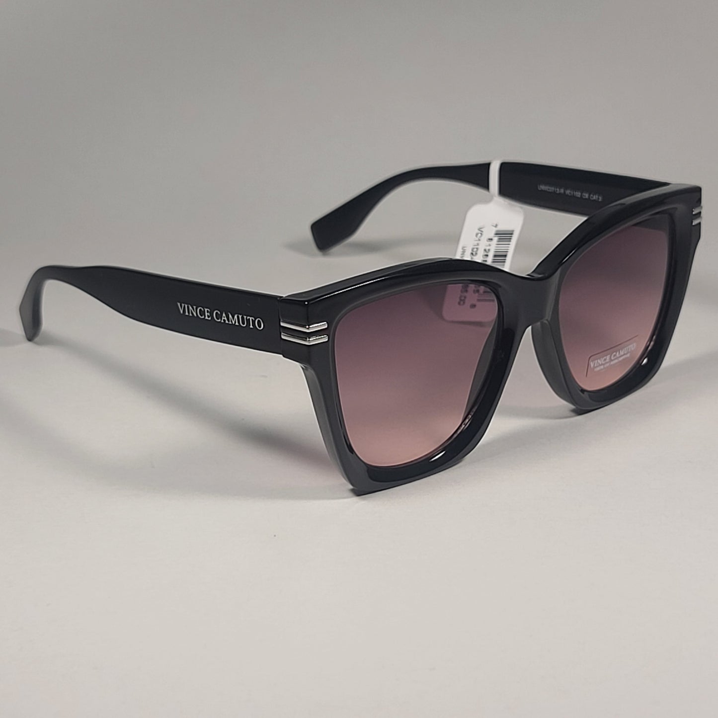 Vince Camuto Women’s VC1102 OX Designer Sunglasses Black Frame Gradient Lens - Sunglasses